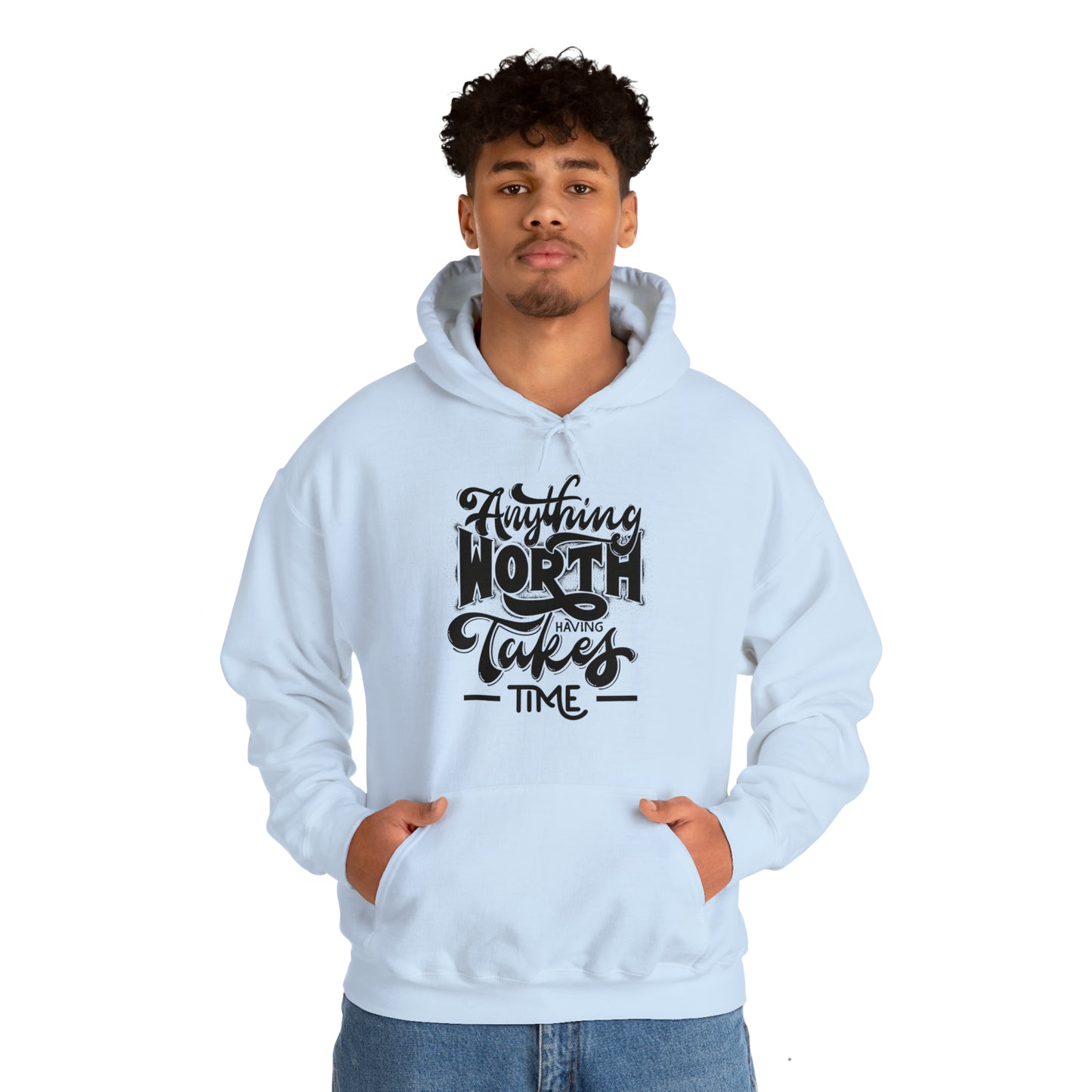 Anything Worth Heavy Blend™ Hooded Sweatshirt