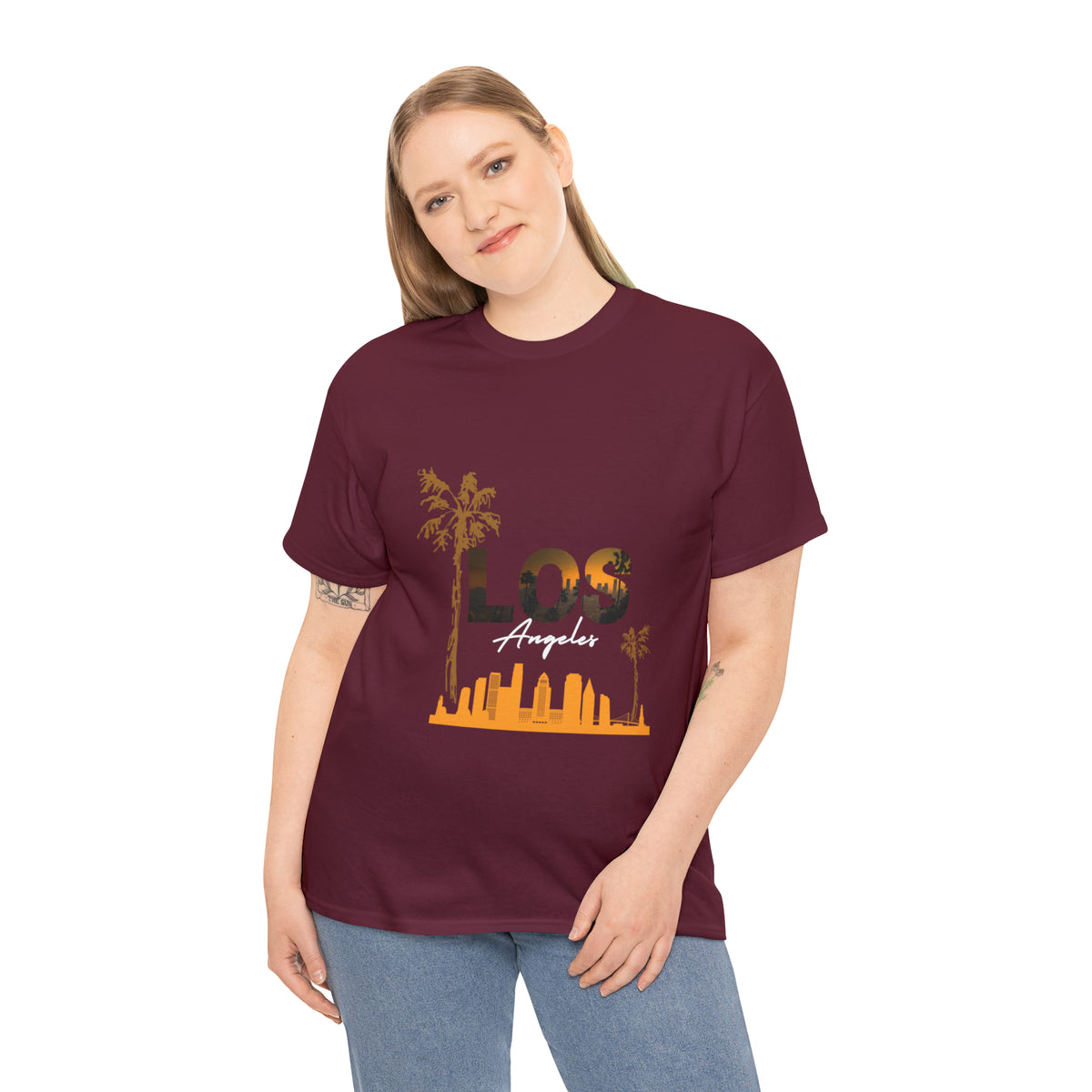 Los Angeles City Heavy Cotton Tee