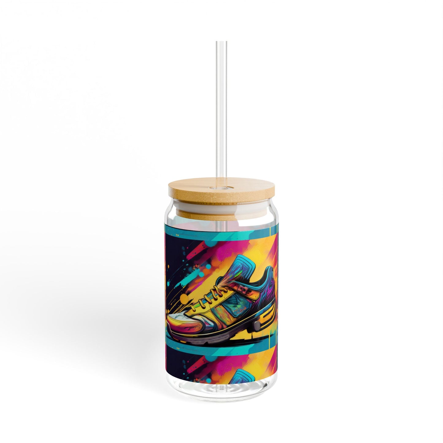 Splash Shoe Sipper Glass, 16oz
