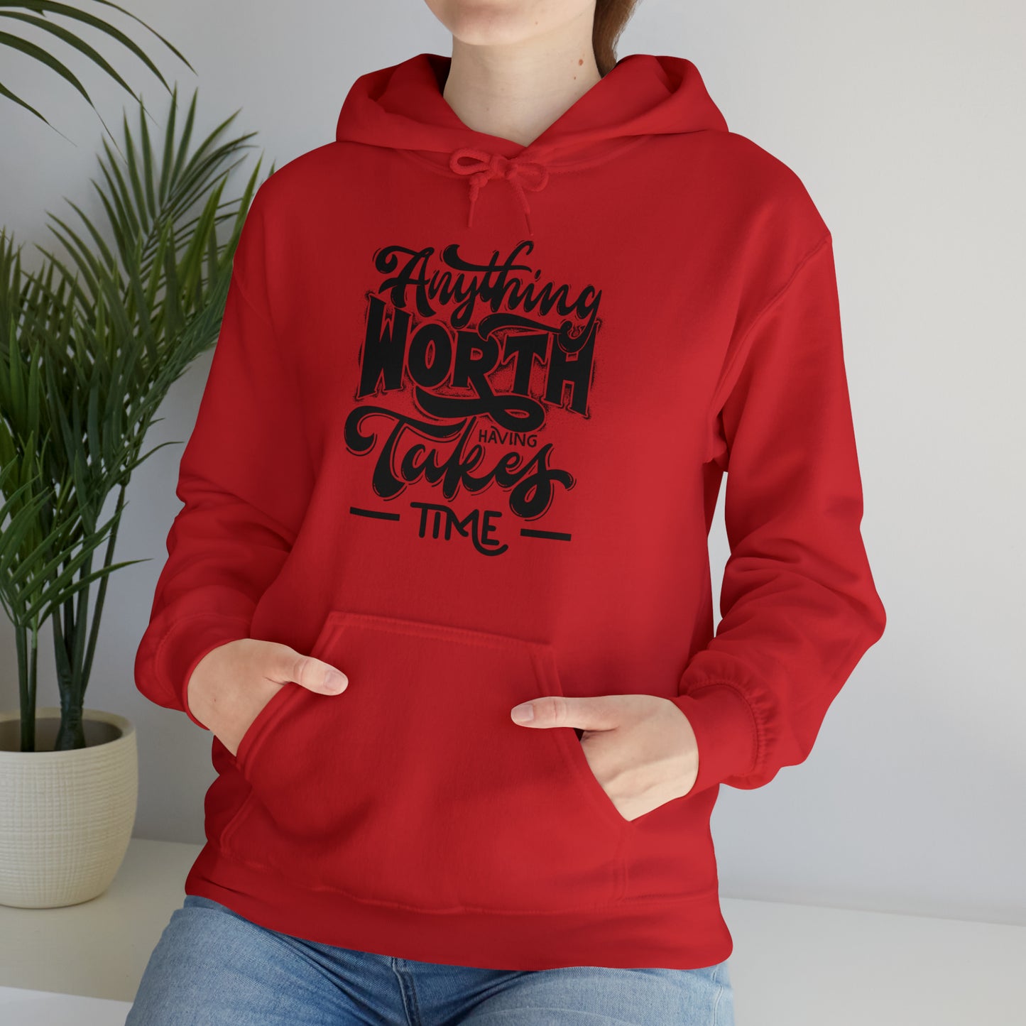 Anything Worth Heavy Blend™ Hooded Sweatshirt