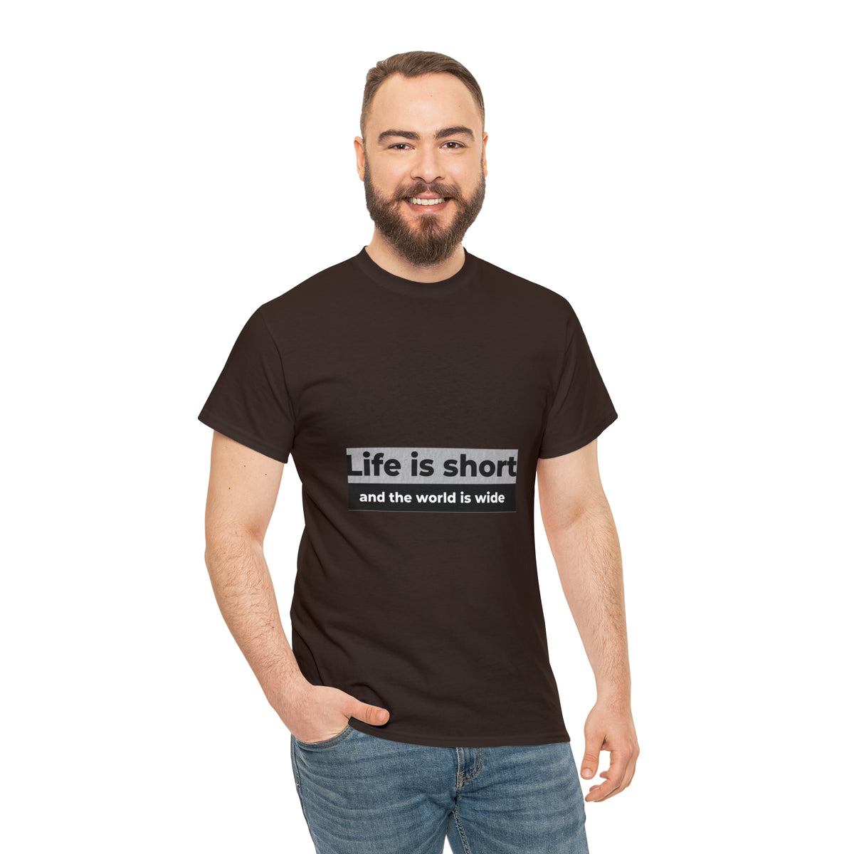 Life is Short Heavy Cotton Tee