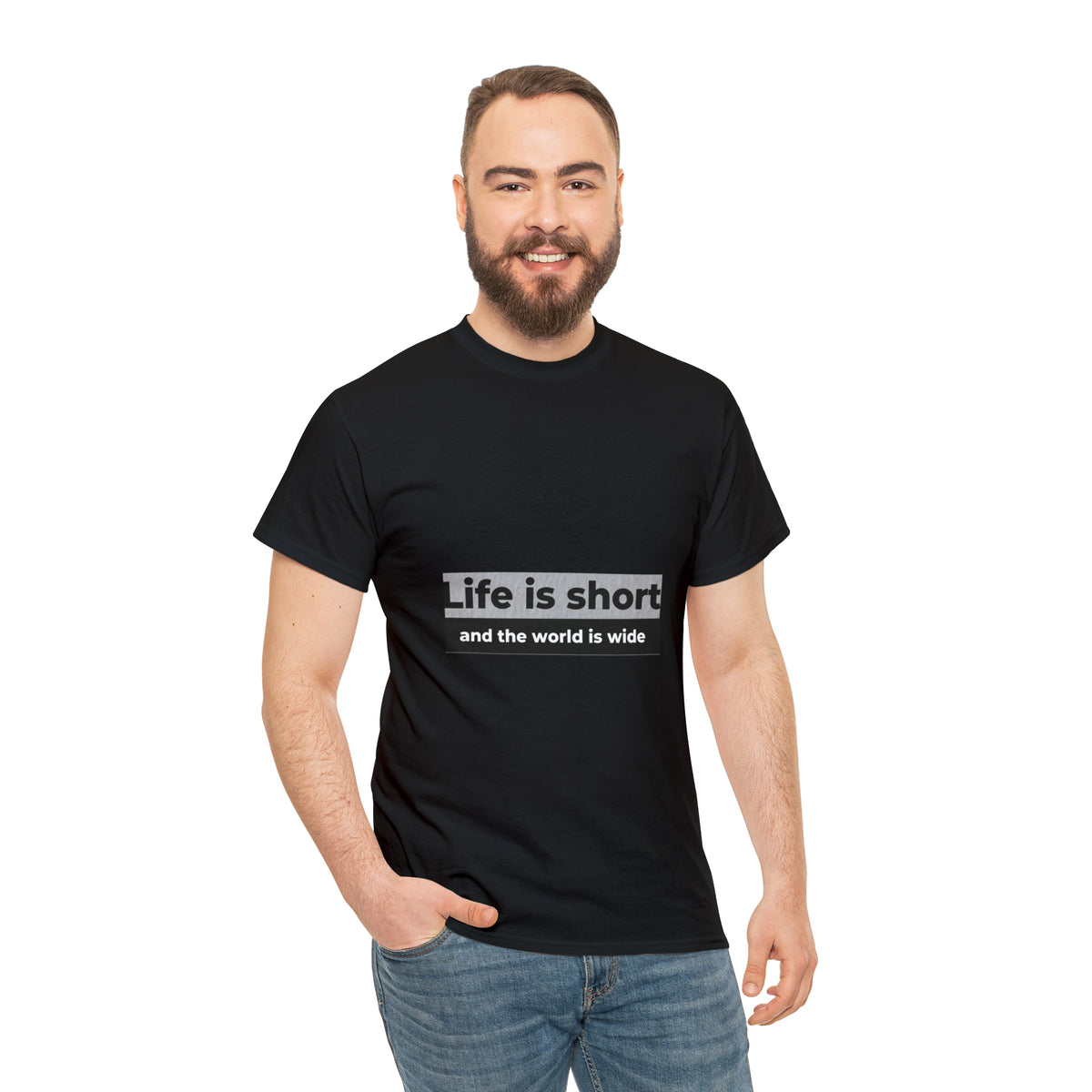 Life is Short Heavy Cotton Tee