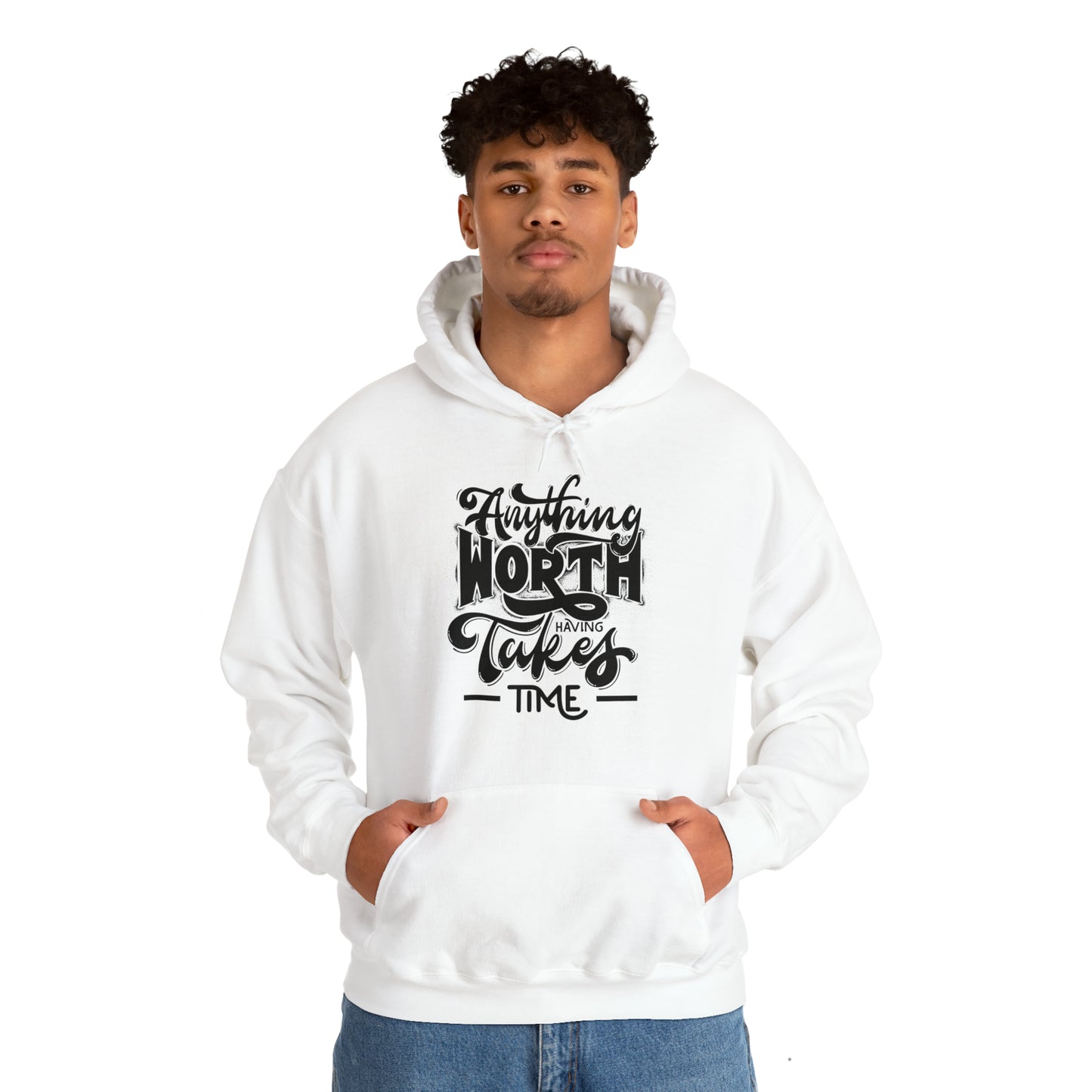 Anything Worth Heavy Blend™ Hooded Sweatshirt