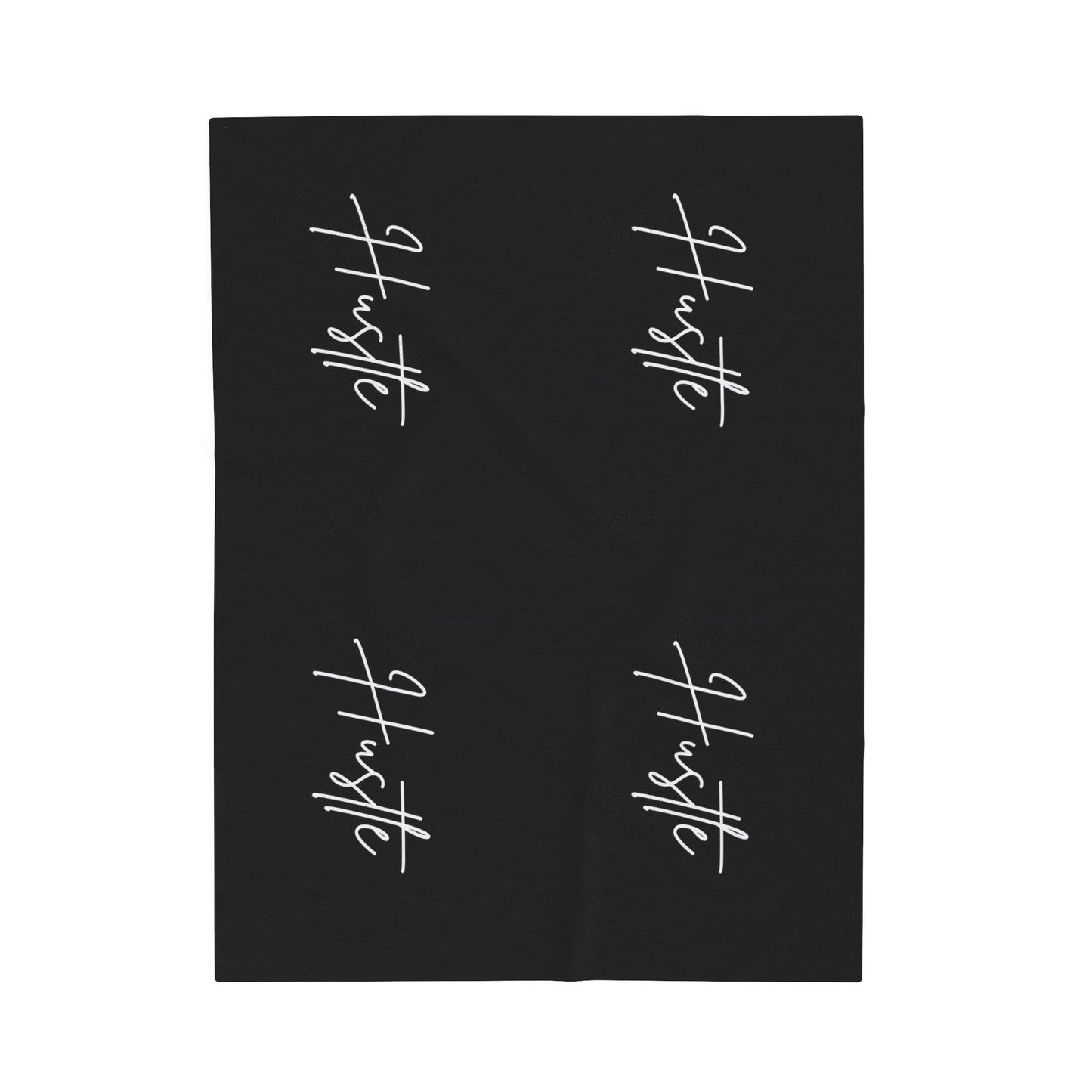 Hustle Velveteen Plush Blanket