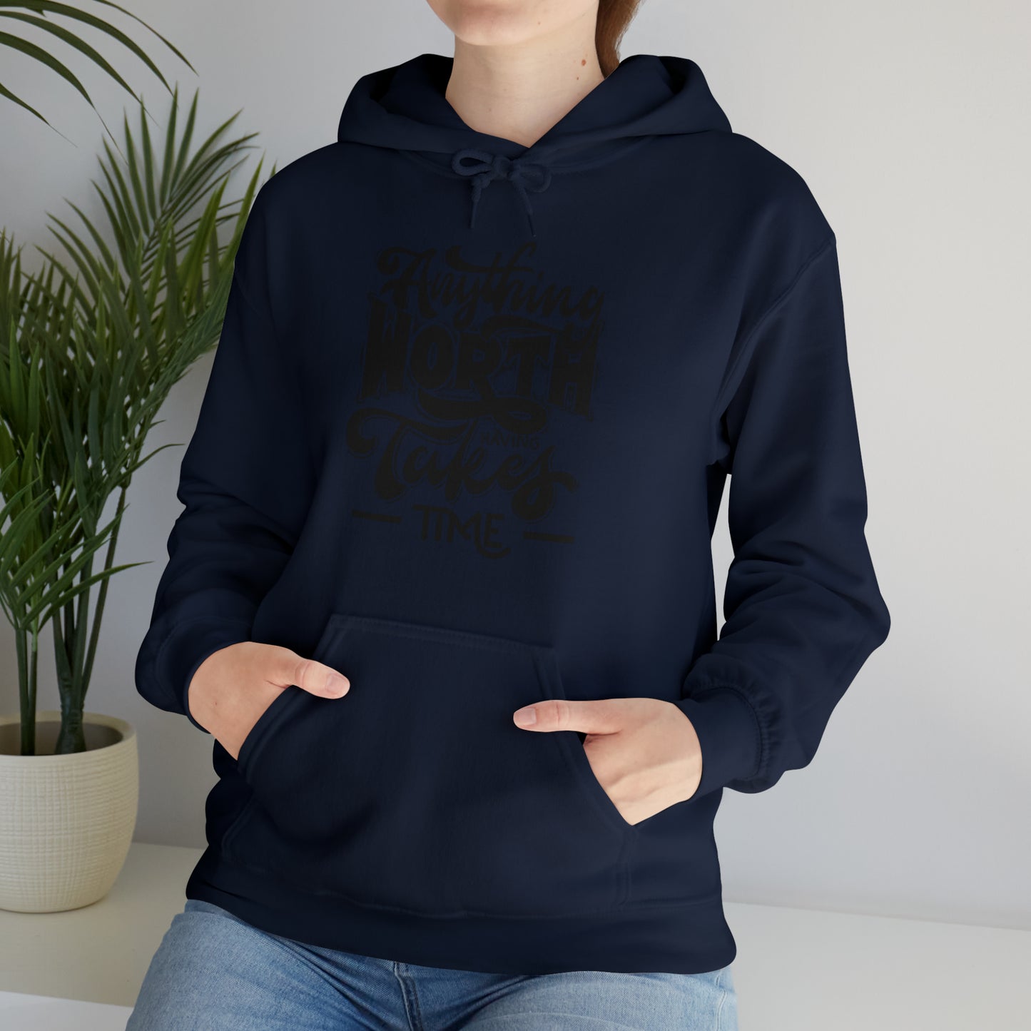 Anything Worth Heavy Blend™ Hooded Sweatshirt
