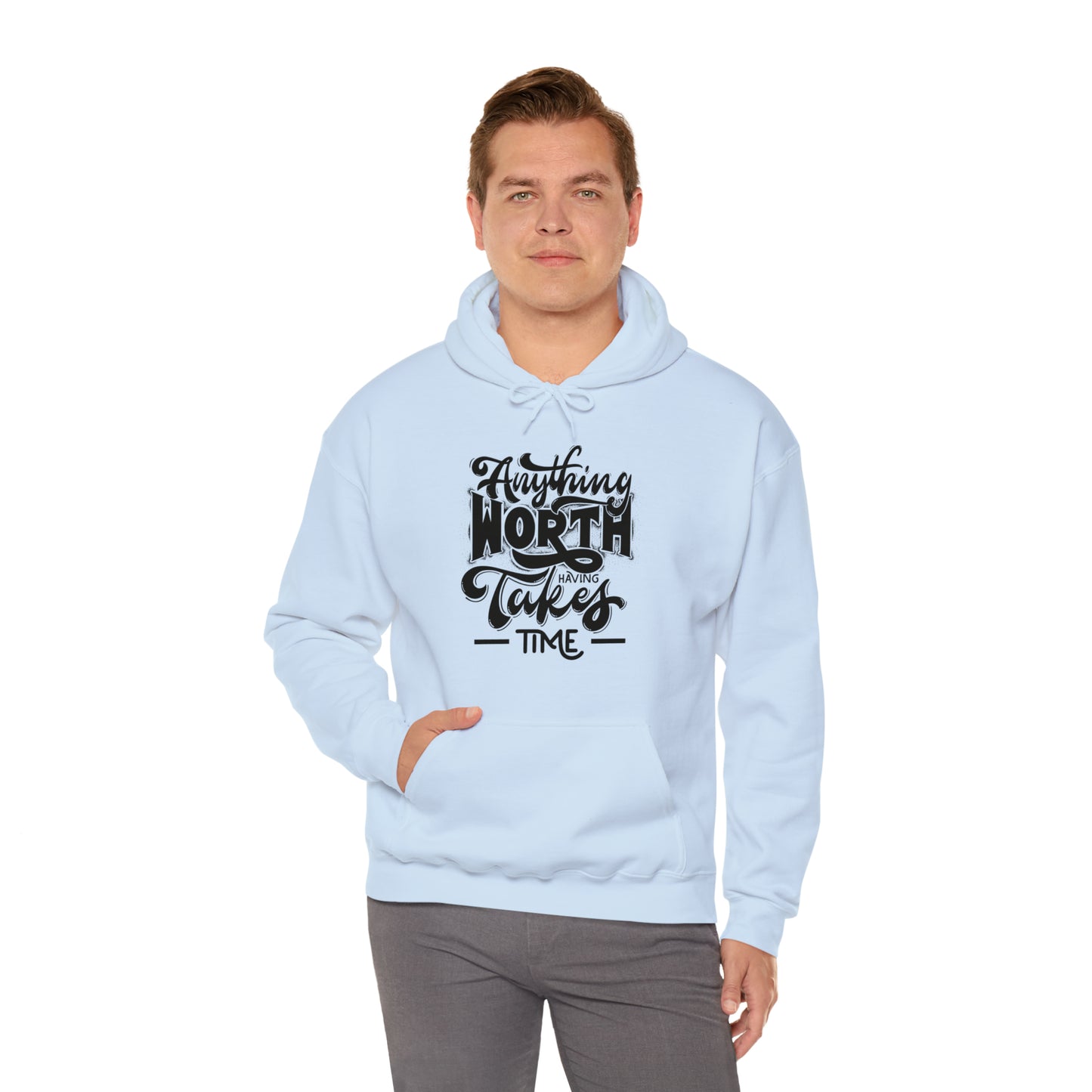 Anything Worth Heavy Blend™ Hooded Sweatshirt