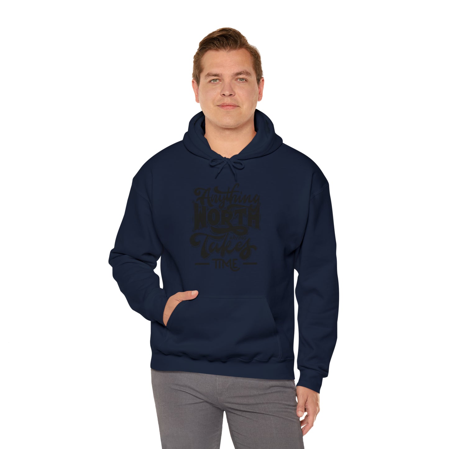 Anything Worth Heavy Blend™ Hooded Sweatshirt