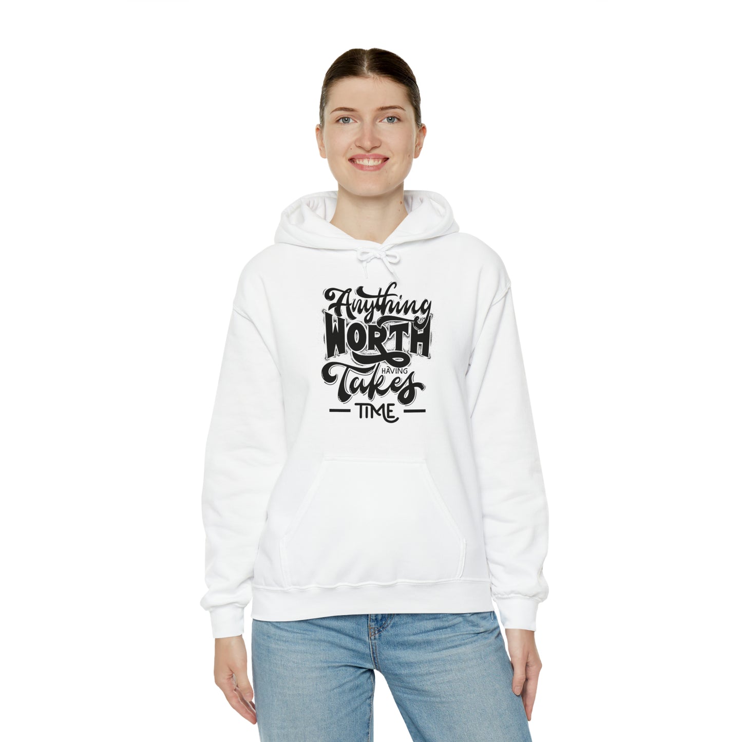 Anything Worth Heavy Blend™ Hooded Sweatshirt