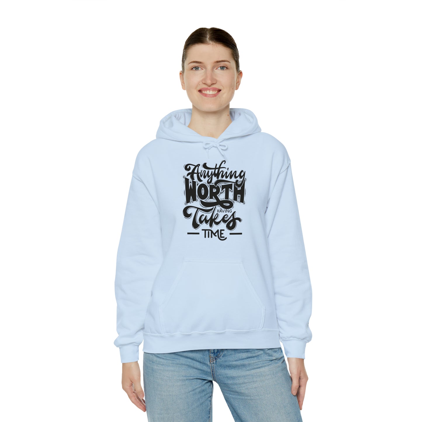Anything Worth Heavy Blend™ Hooded Sweatshirt