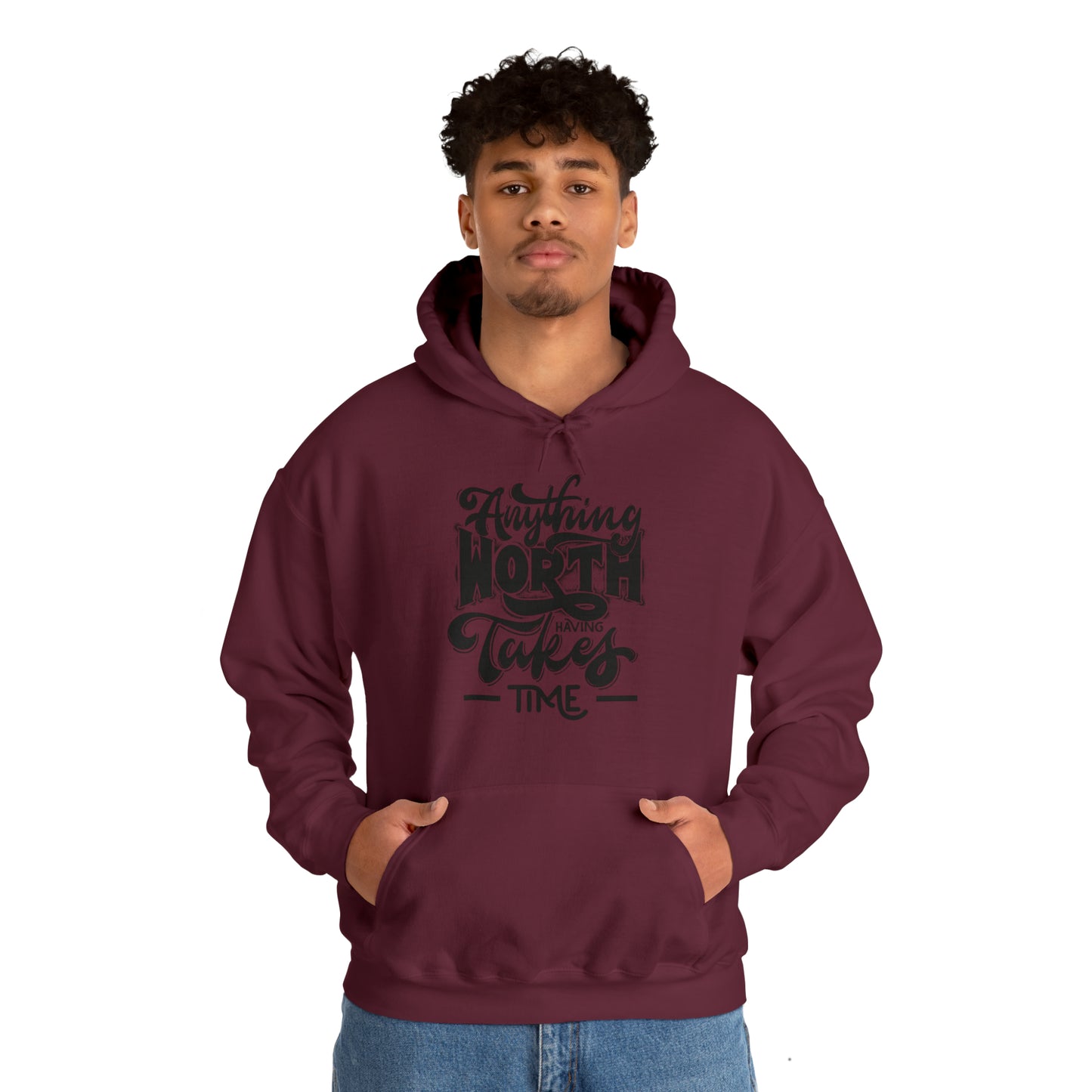Anything Worth Heavy Blend™ Hooded Sweatshirt