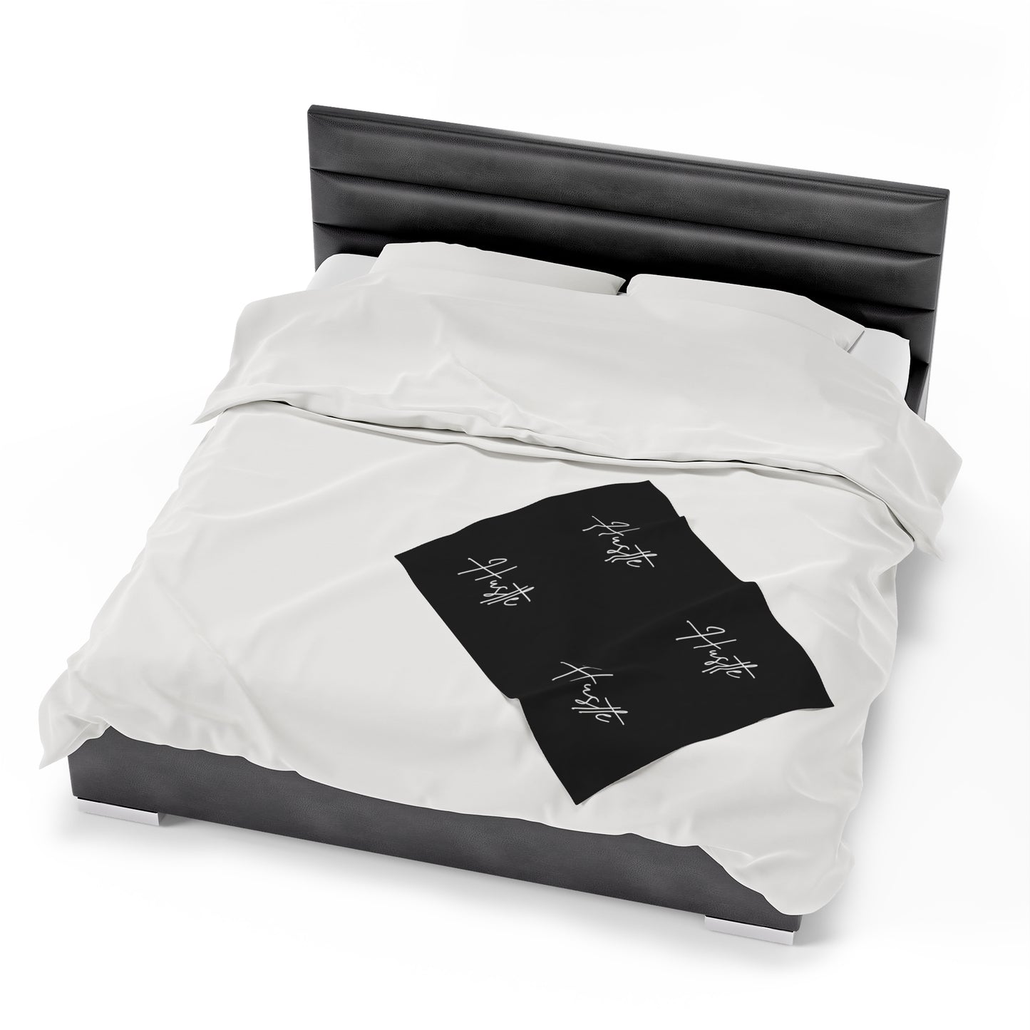 Hustle Velveteen Plush Blanket