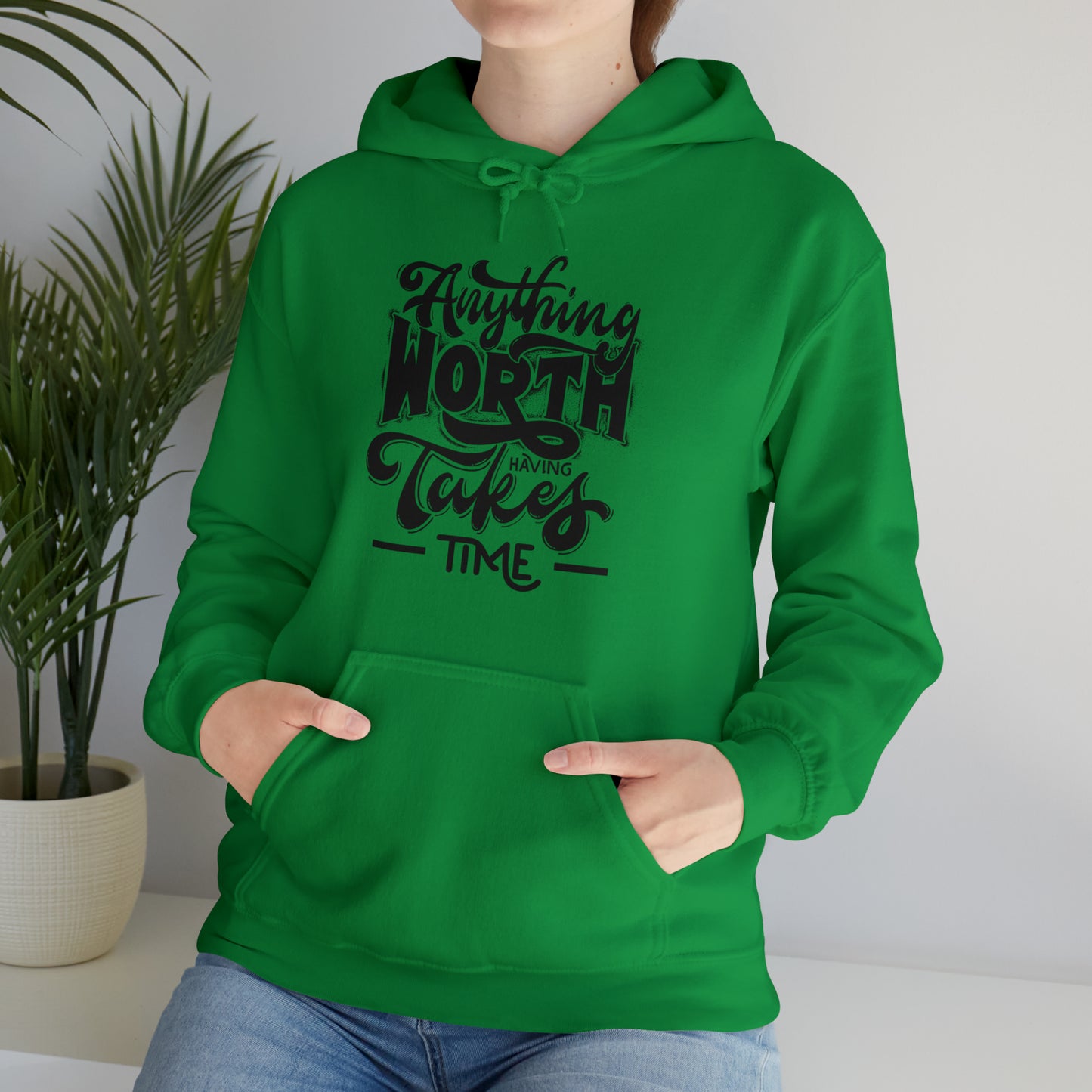 Anything Worth Heavy Blend™ Hooded Sweatshirt