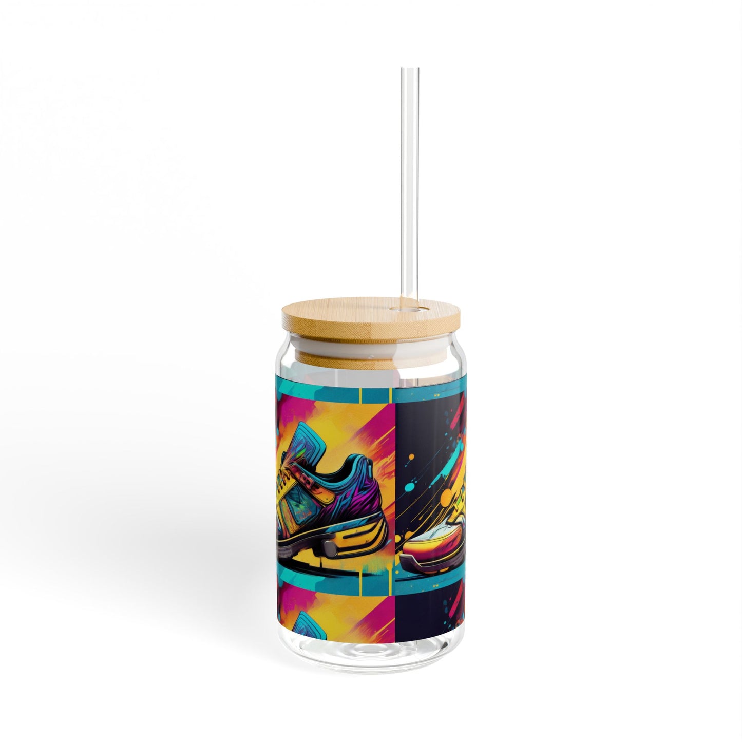 Splash Shoe Sipper Glass, 16oz