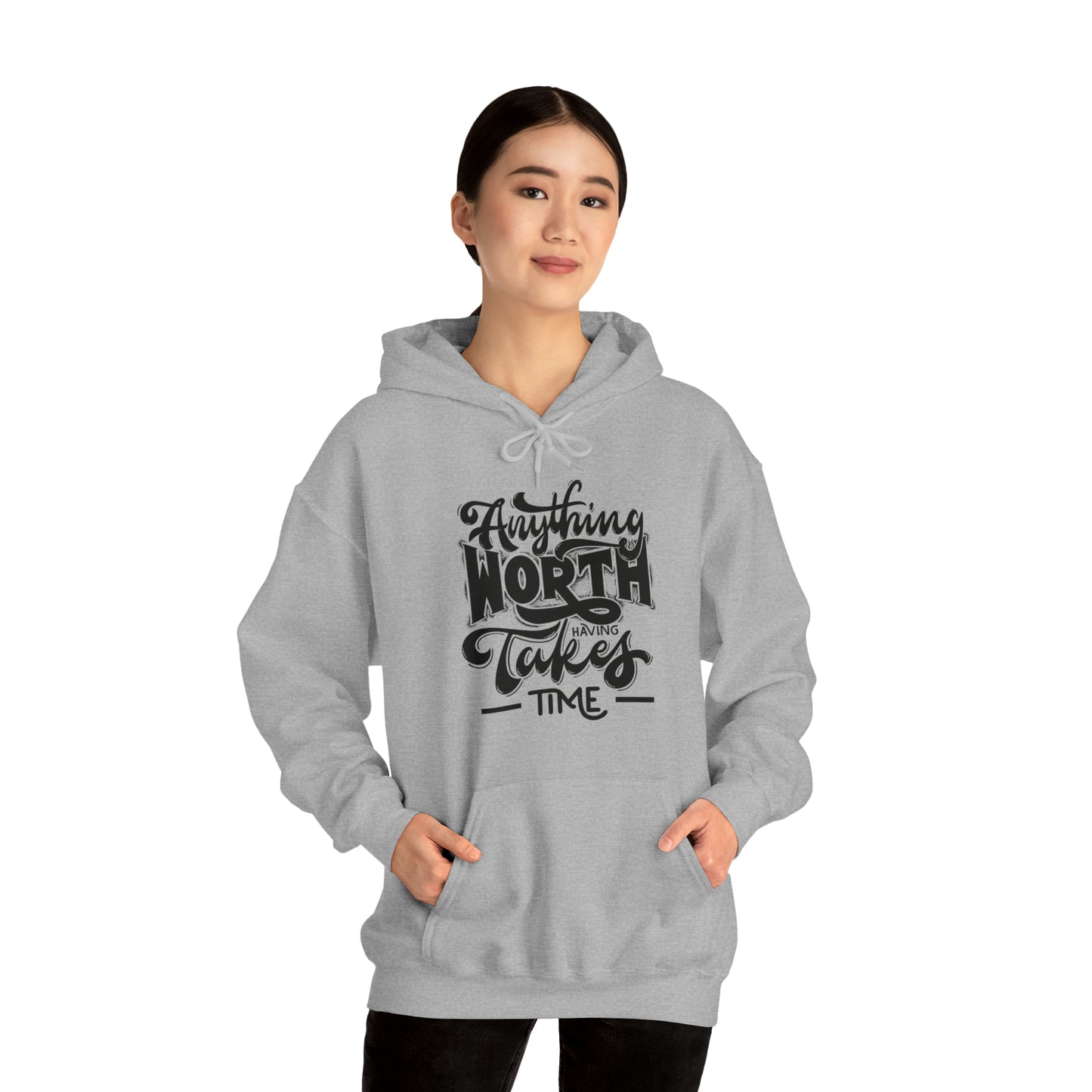 Anything Worth Heavy Blend™ Hooded Sweatshirt