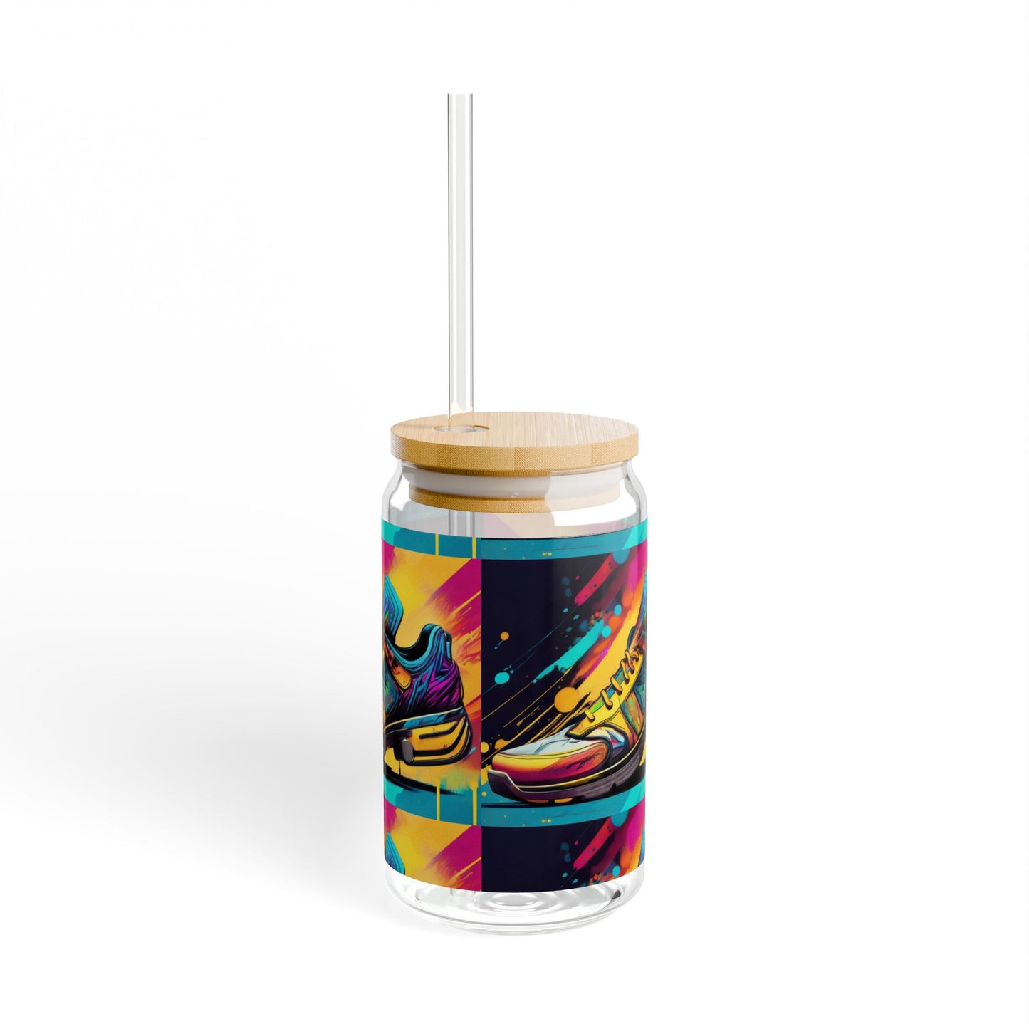 Splash Shoe Sipper Glass, 16oz