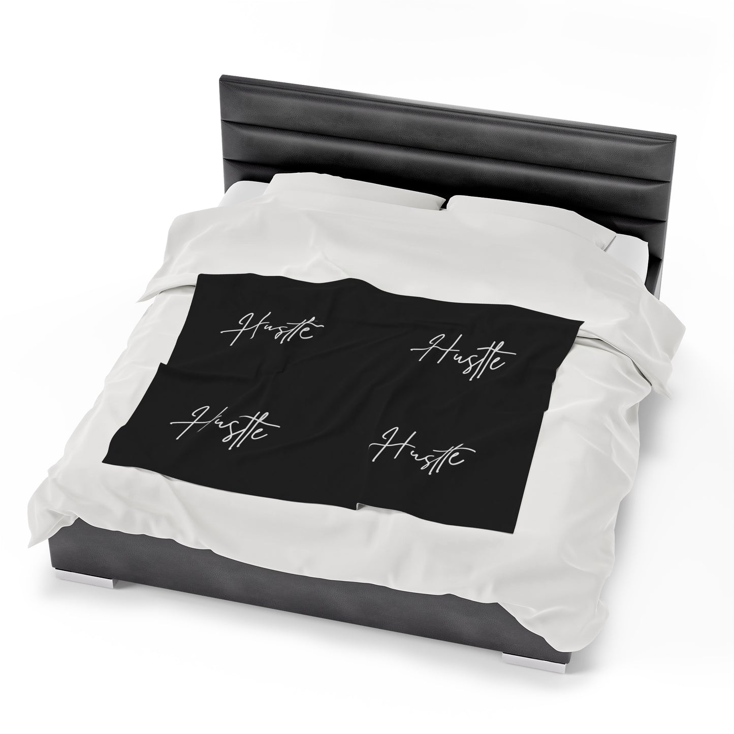 Hustle Velveteen Plush Blanket