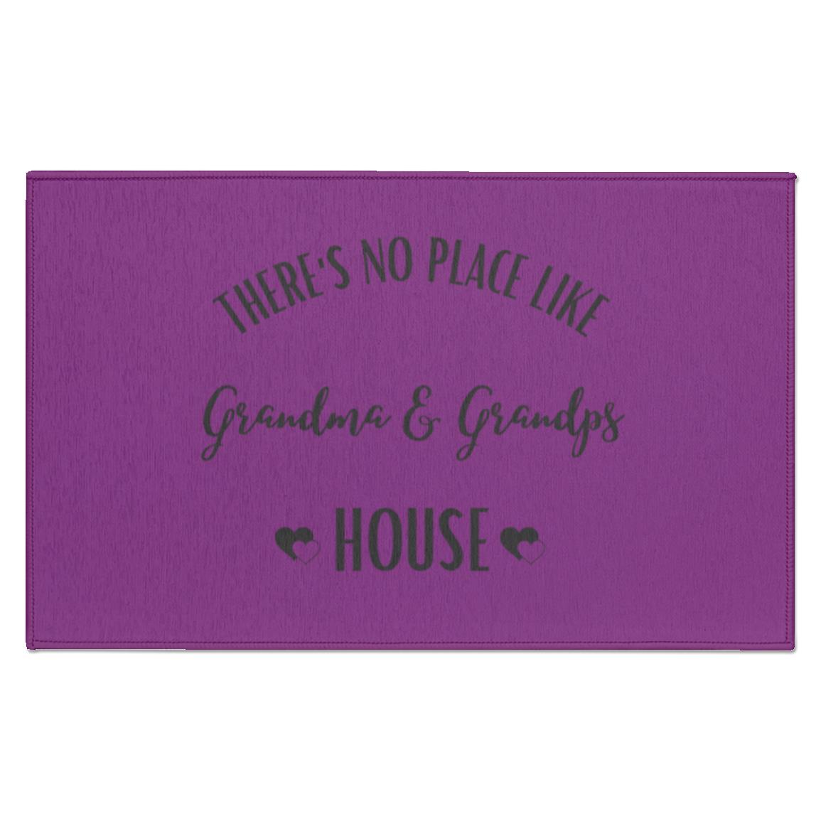 There's No Place Like Grandma & Grandpa House Indoor Doormat