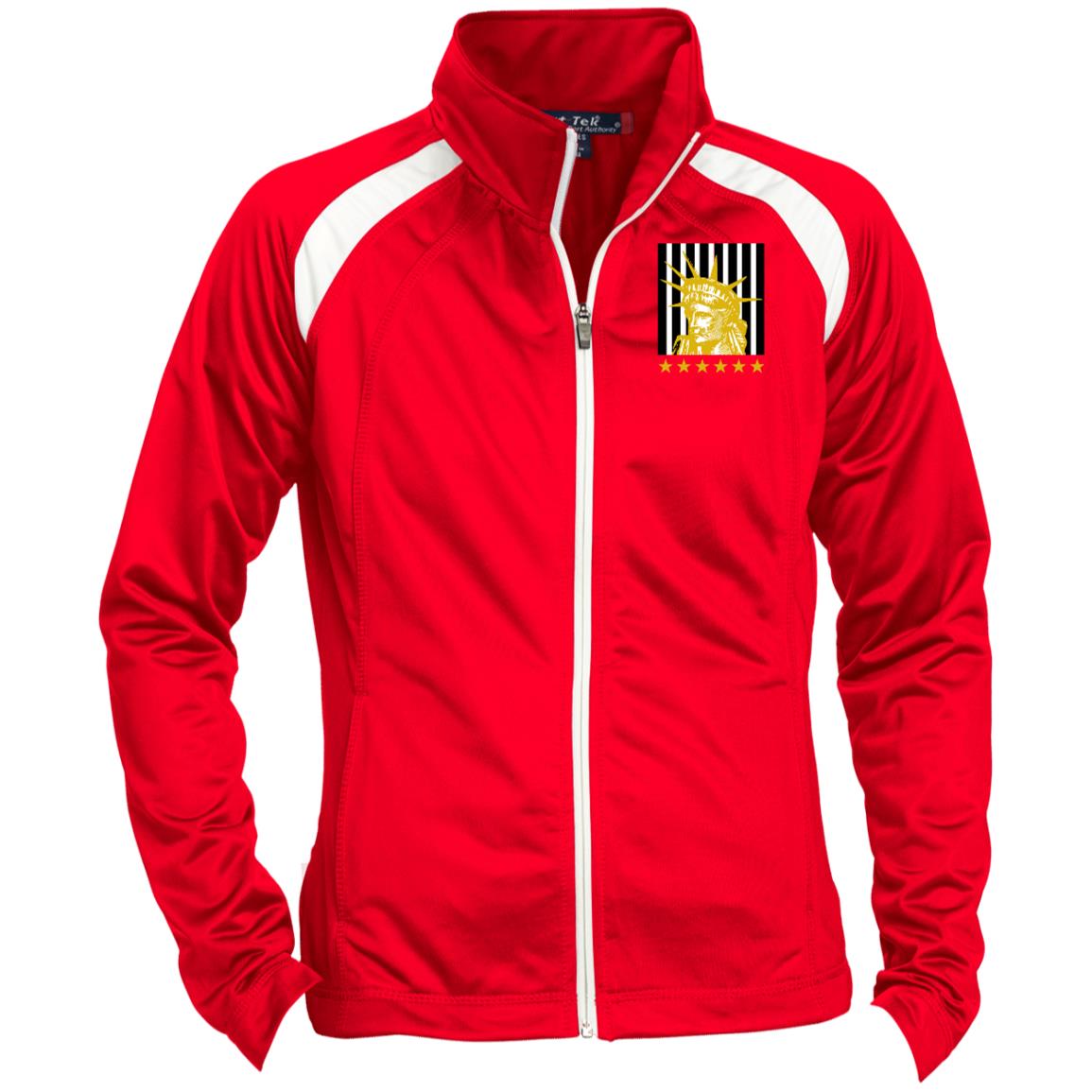 Lady Liberty Ladies' Raglan Sleeve Warmup Jacket
