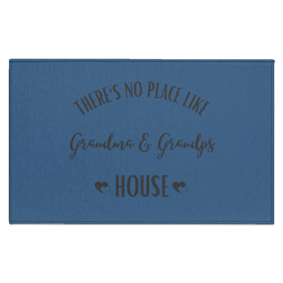 There's No Place Like Grandma & Grandpa House Indoor Doormat