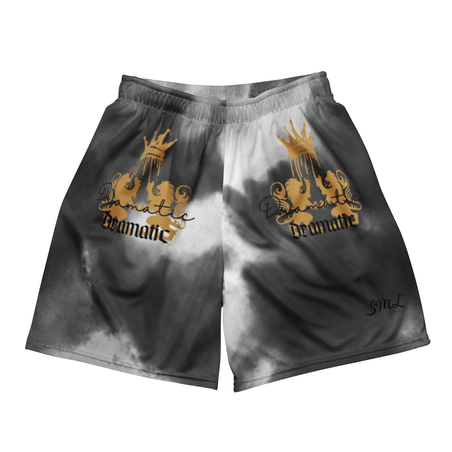Dramatic Mesh Shorts BW