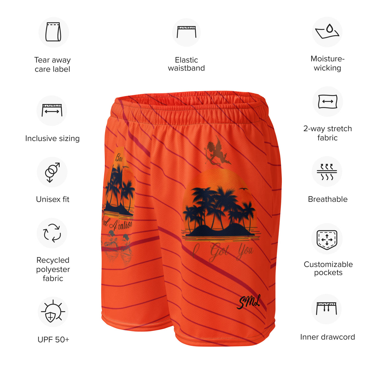 I Need A Vacation Mesh Shorts