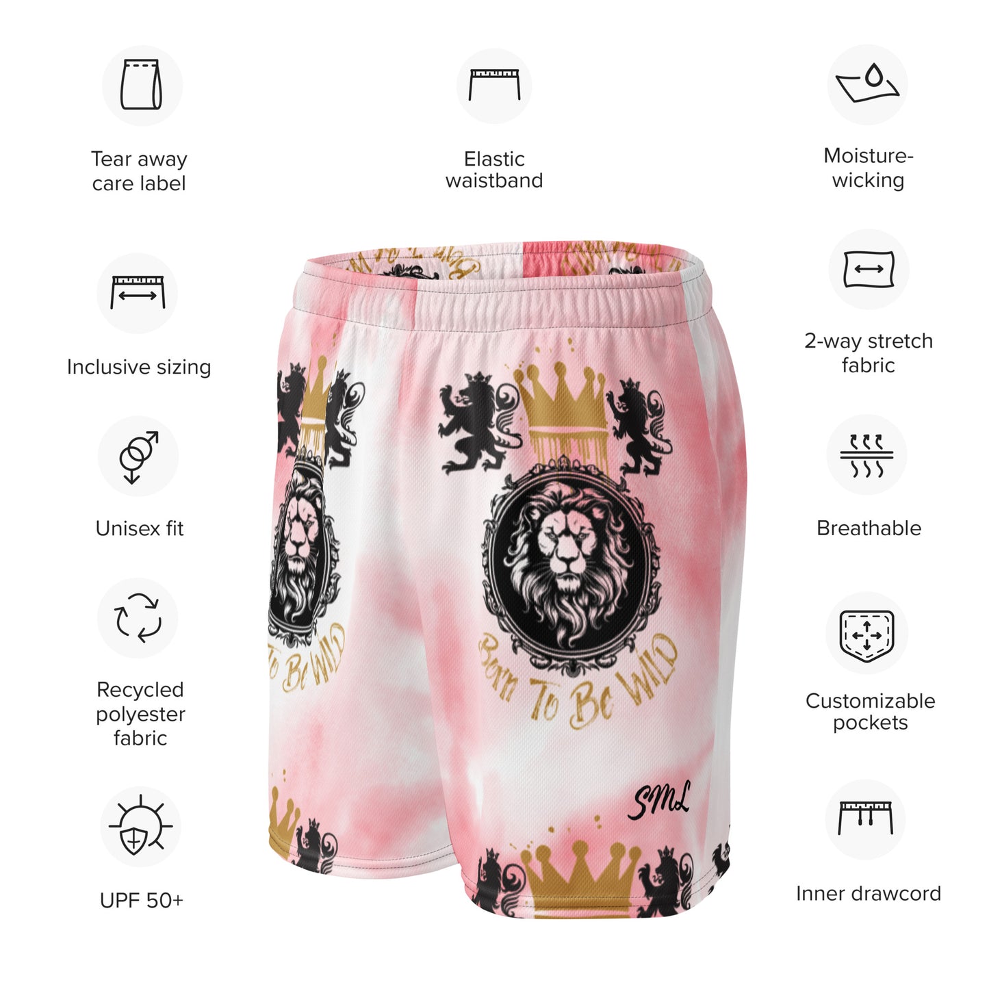 Born To Be Wild Mesh Shorts