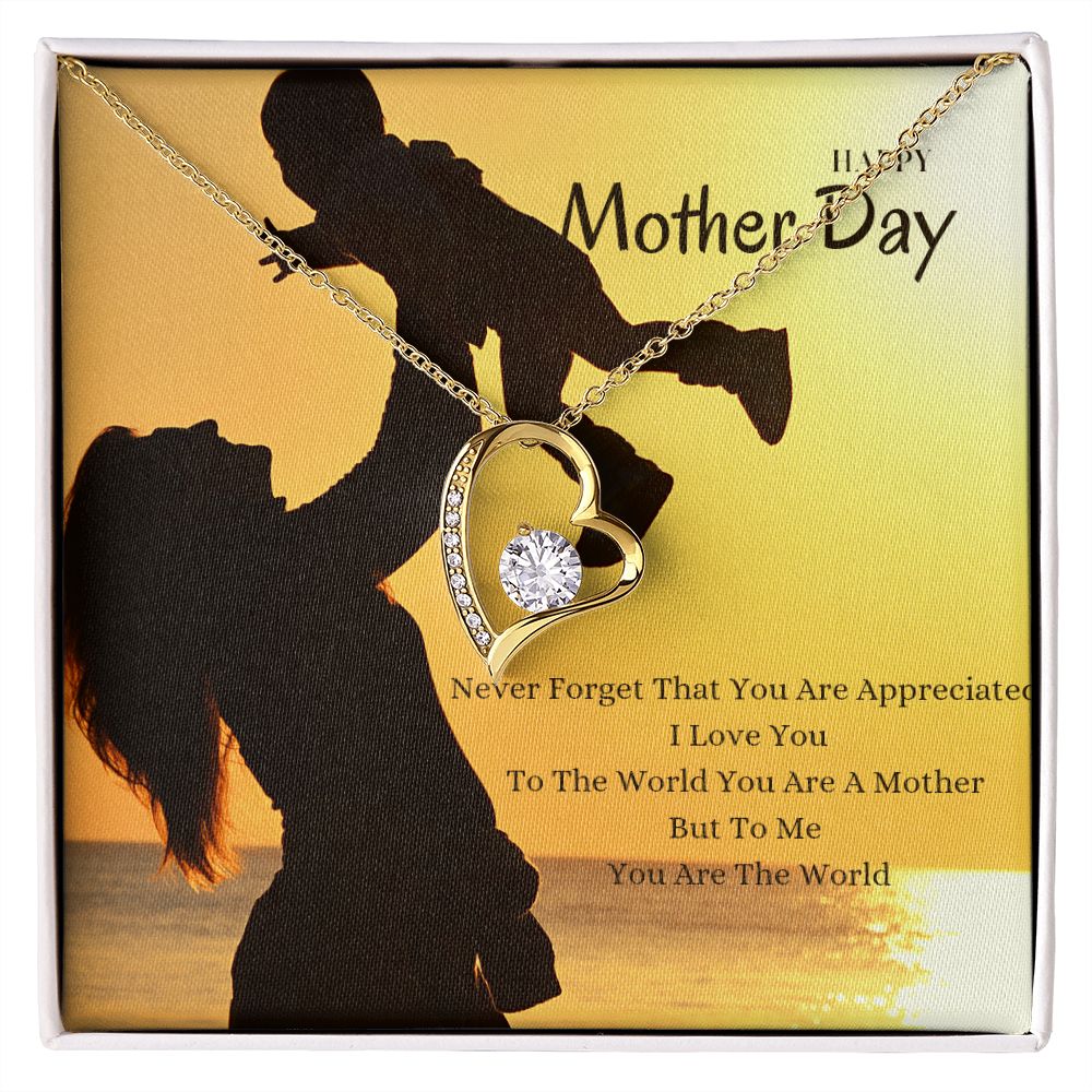 Mother's Day On Beach Forever Necklace Set