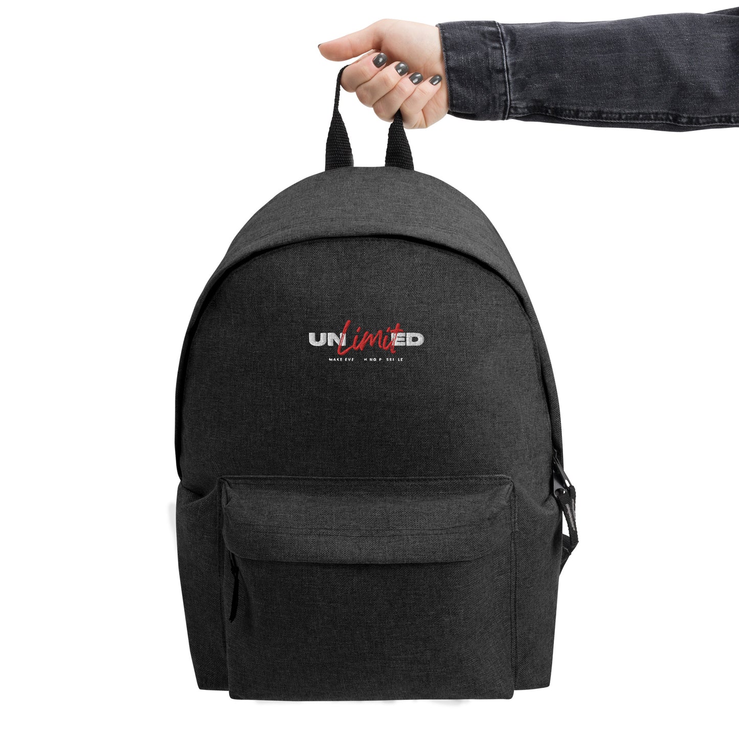 Unlimited Embroidered Backpack