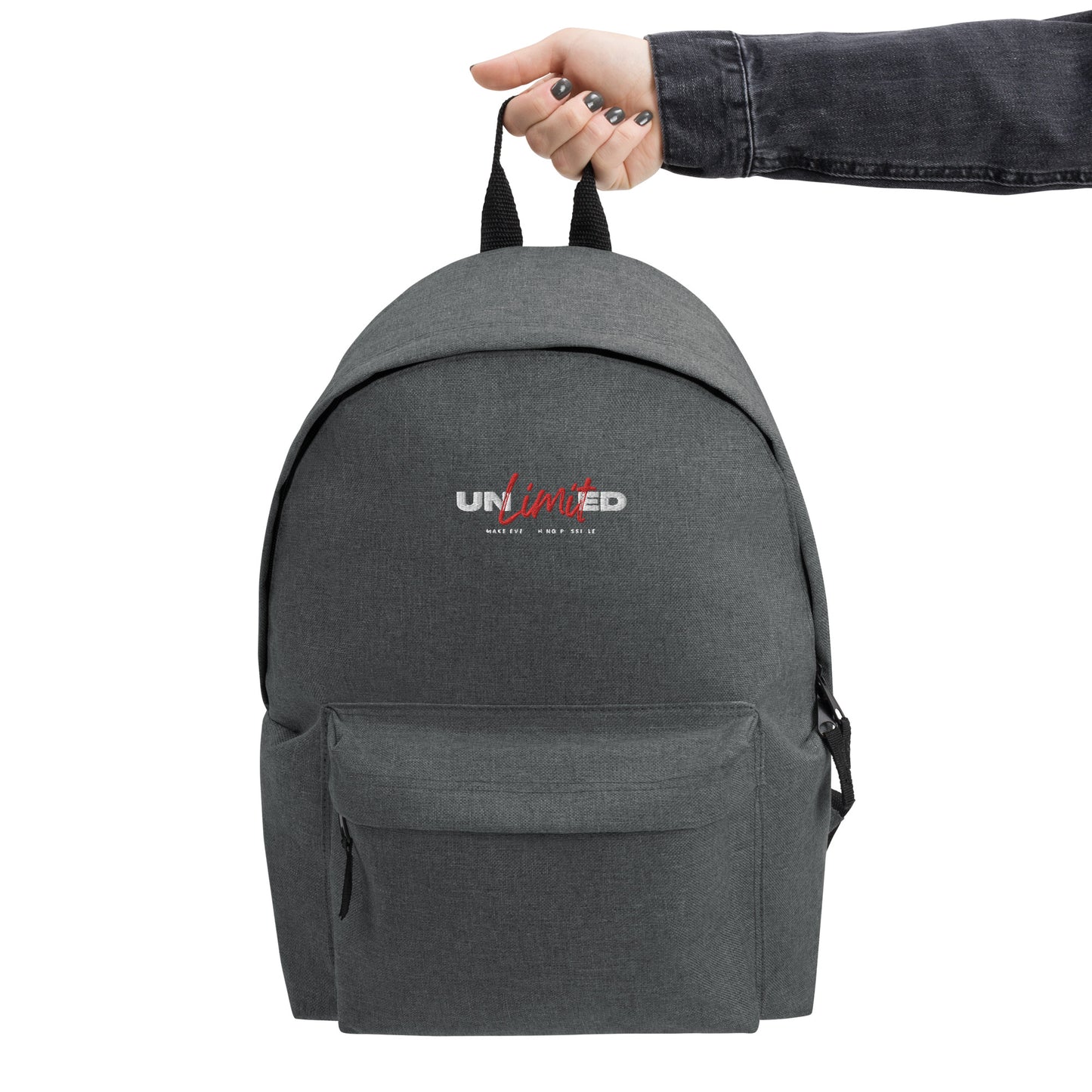 Unlimited Embroidered Backpack