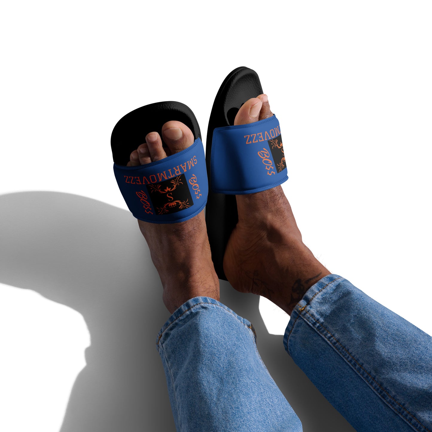Boss Men’s Slides + Blue