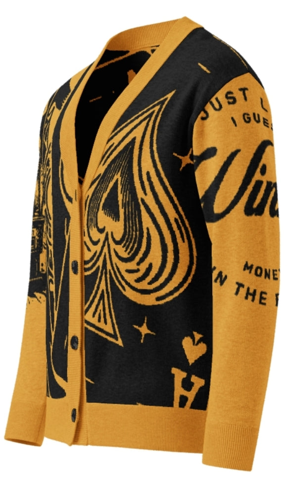 Ace of Spades Knitted cardigan