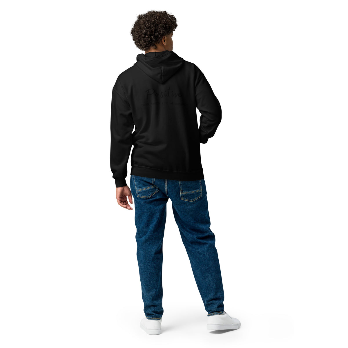 Positive Heavy blend zip hoodie