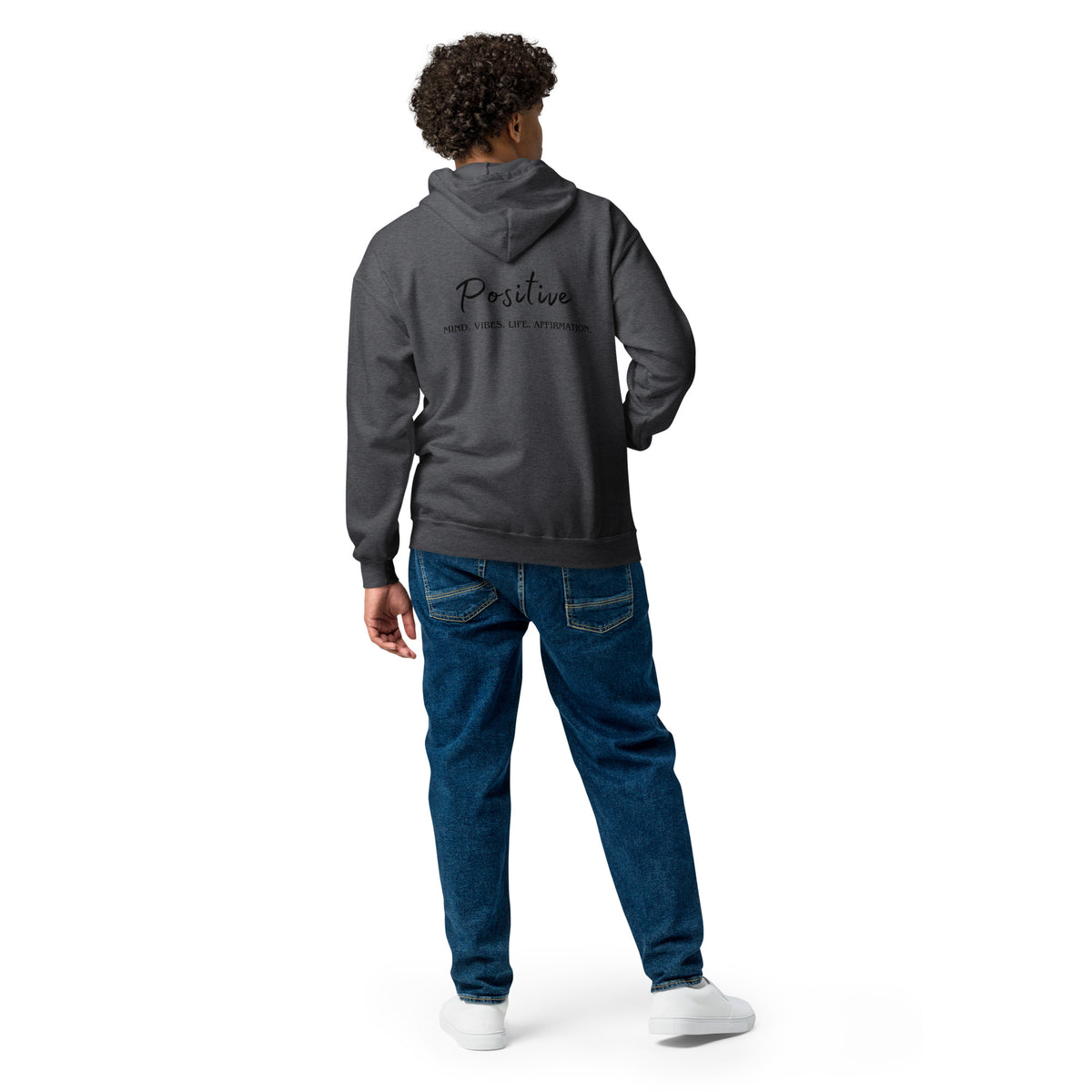 Positive Heavy blend zip hoodie
