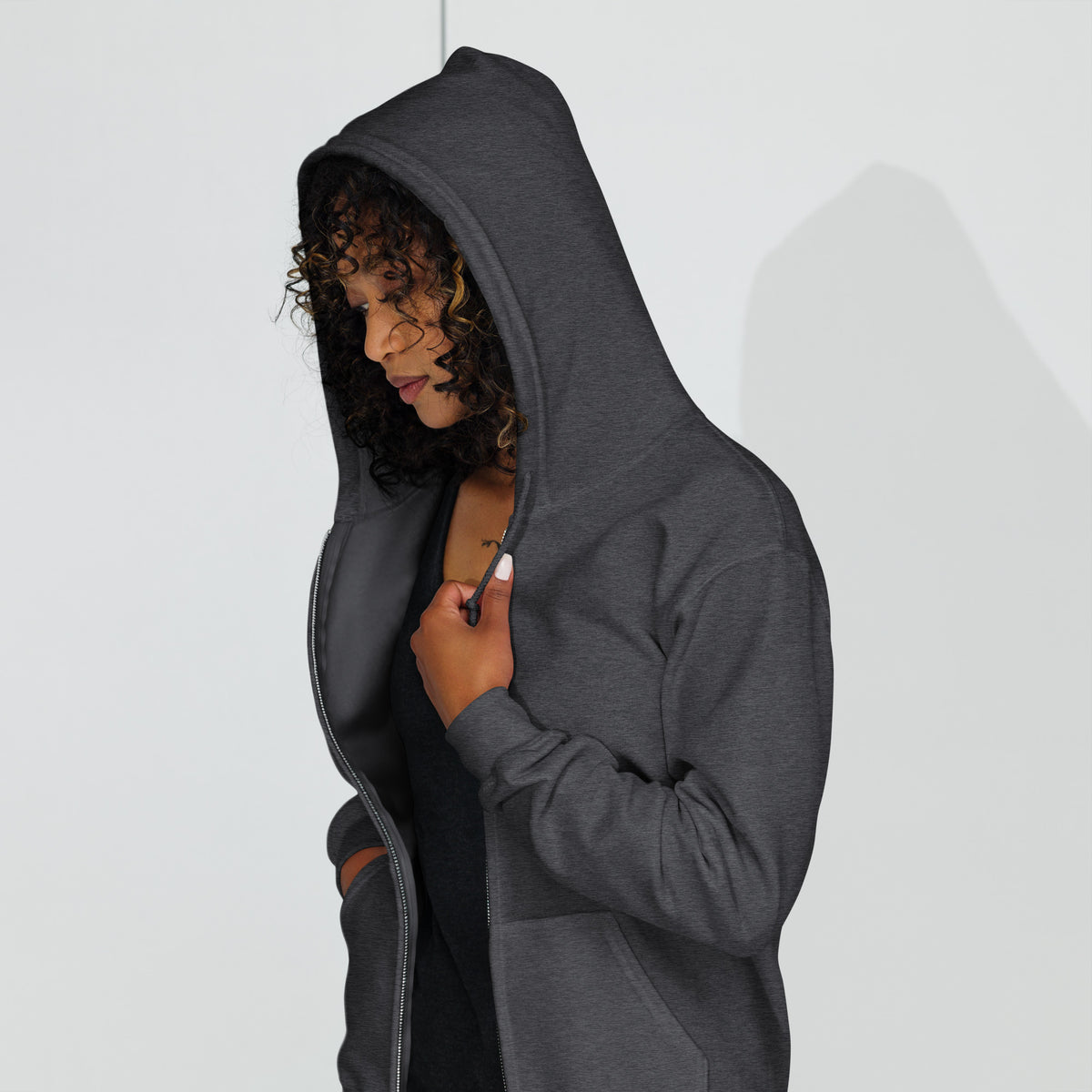 Positive Heavy blend zip hoodie