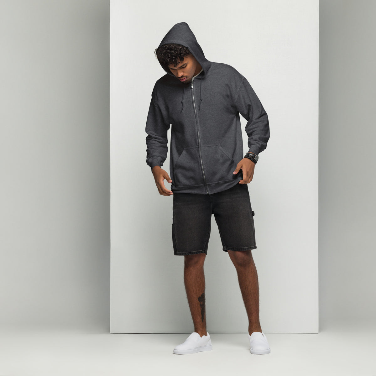 Positive Heavy blend zip hoodie