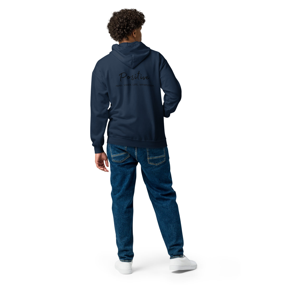 Positive Heavy blend zip hoodie