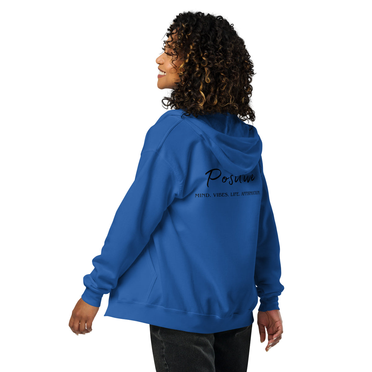 Positive Heavy blend zip hoodie