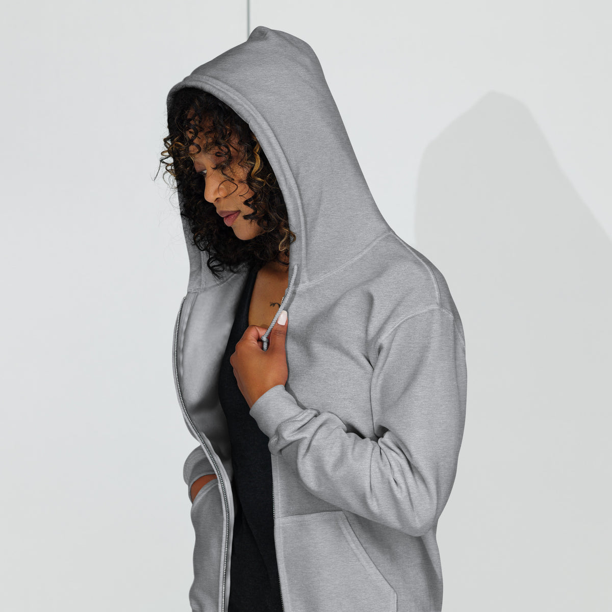 Positive Heavy blend zip hoodie