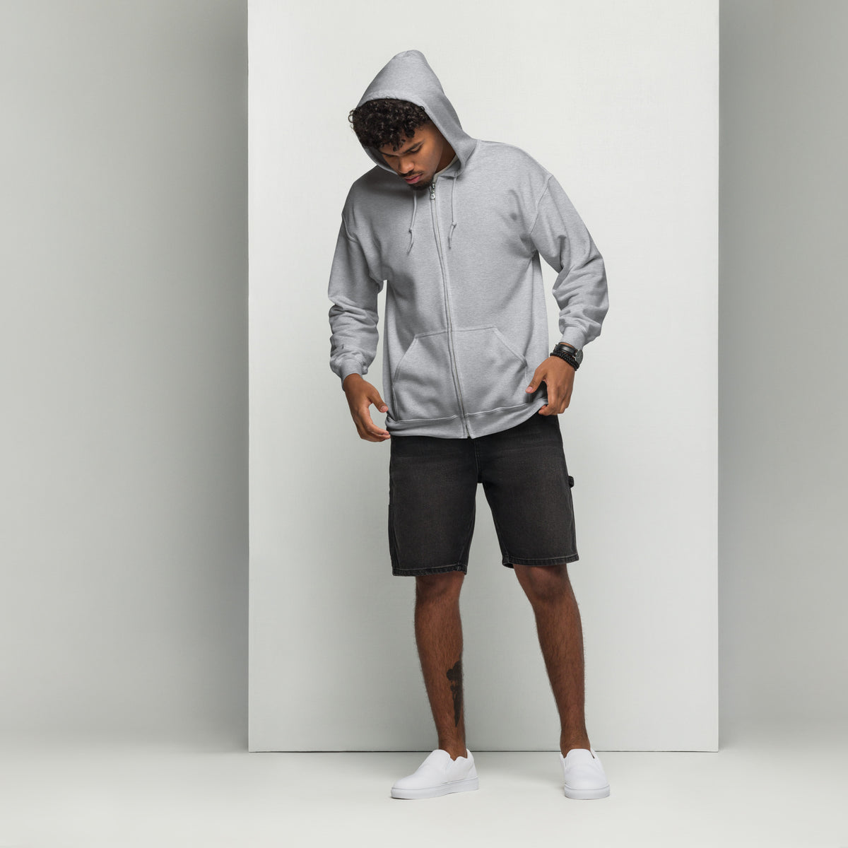 Positive Heavy blend zip hoodie