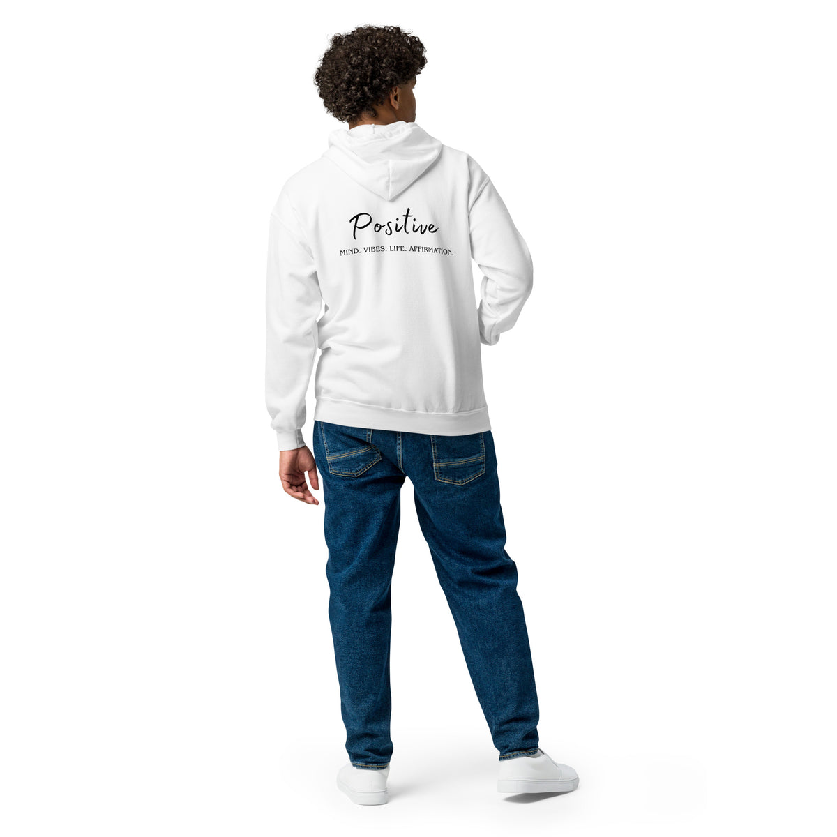 Positive Heavy blend zip hoodie