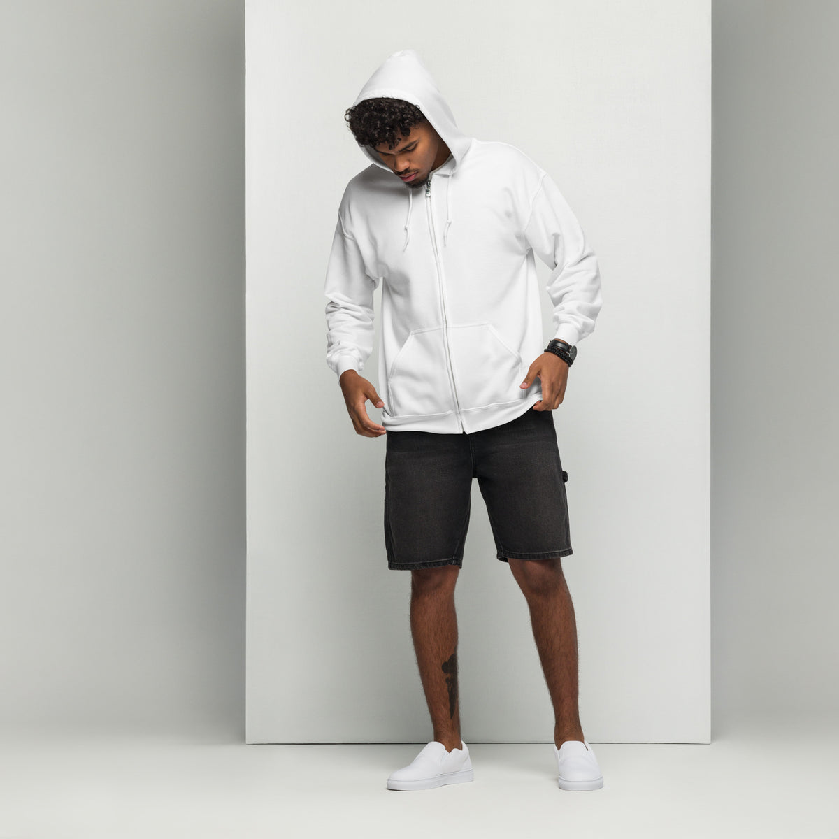 Positive Heavy blend zip hoodie