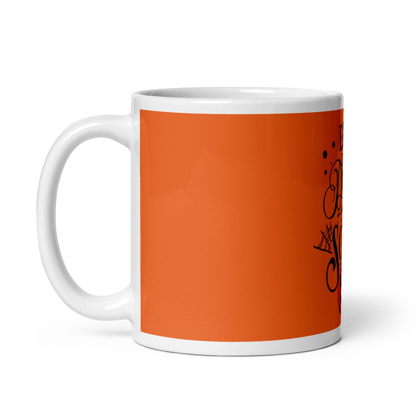 Halloween Drink White glossy mug