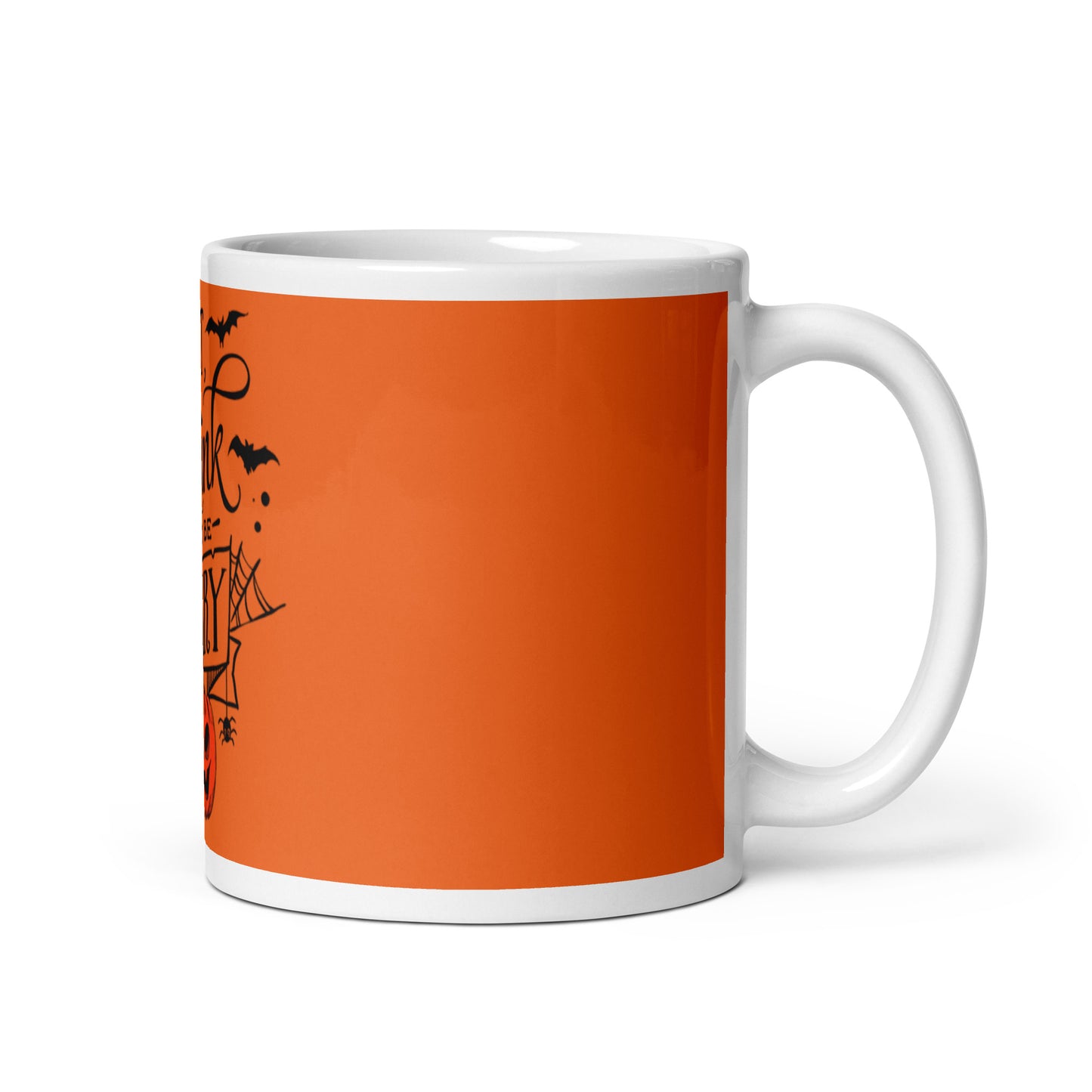 Halloween Drink White glossy mug