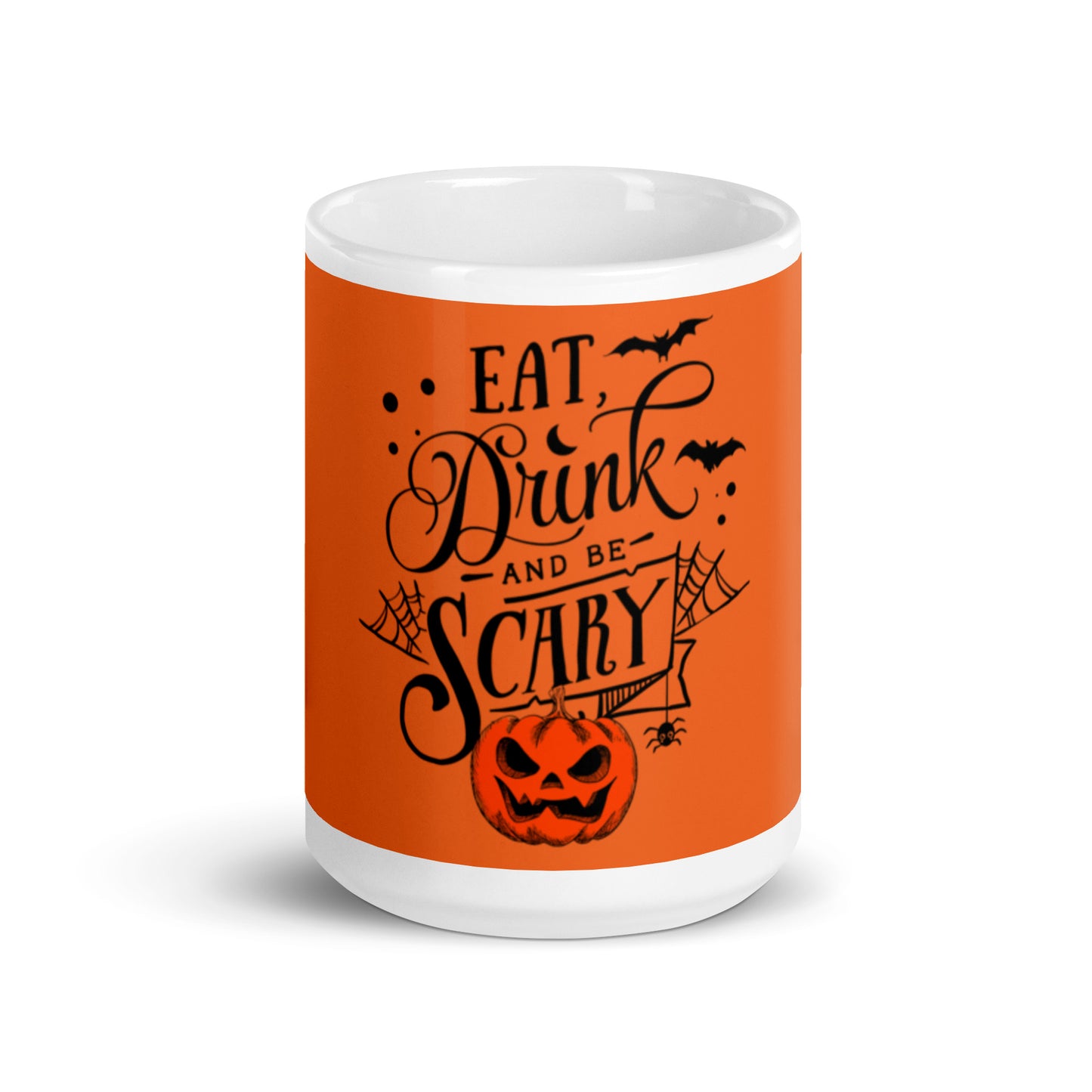 Halloween Drink White glossy mug