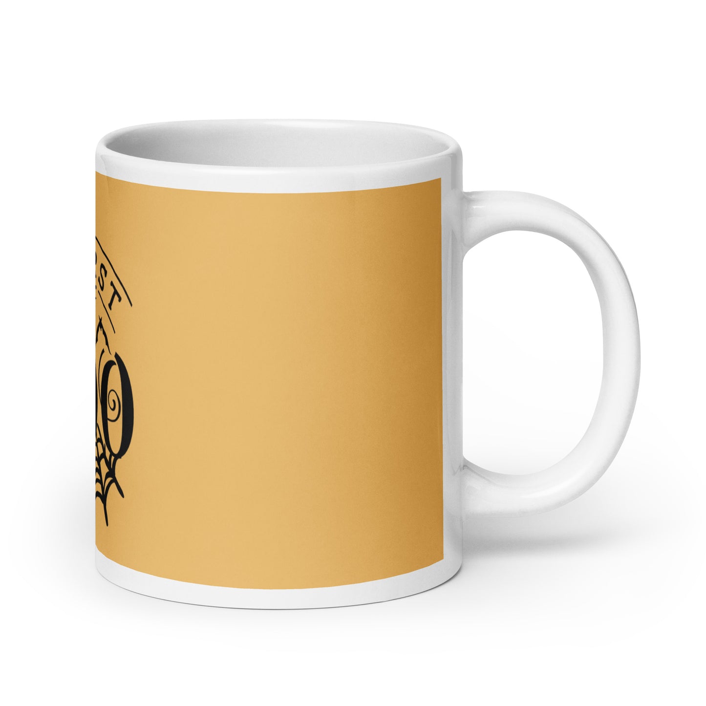 My First Boo Gold White glossy mug