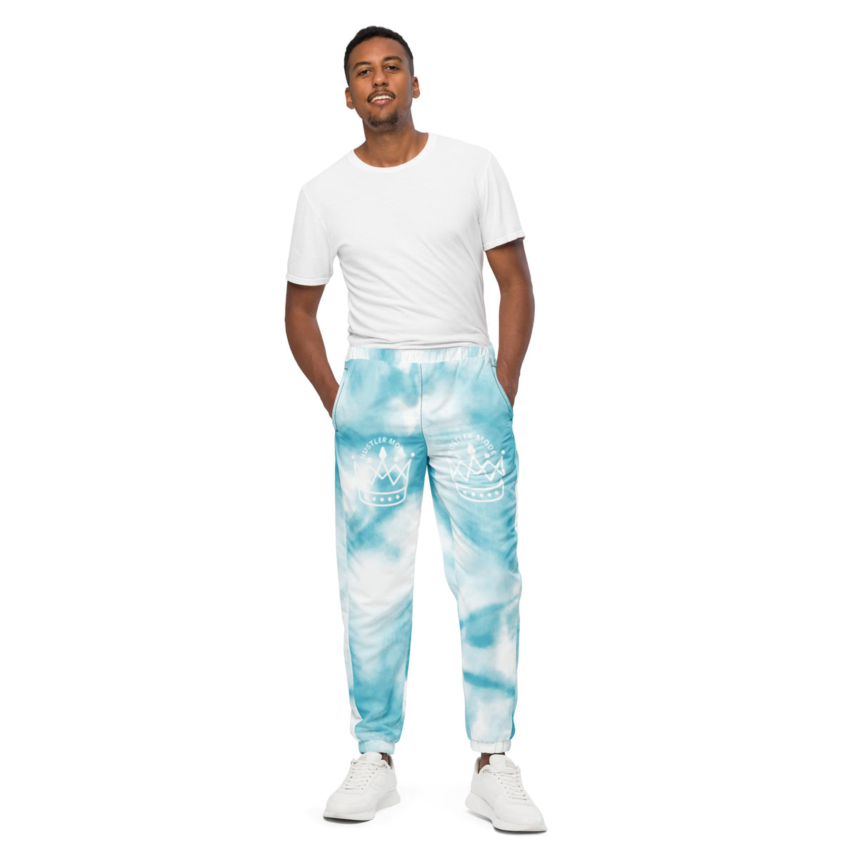 Hustler Cloud Blu Track Pants