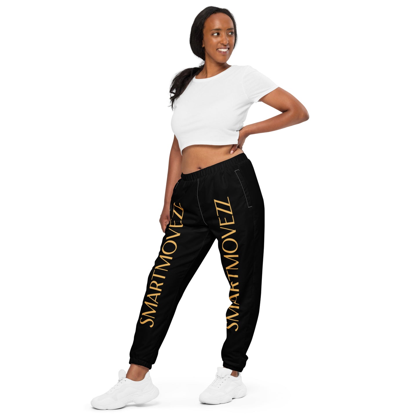 CROWN Blk Track Pants