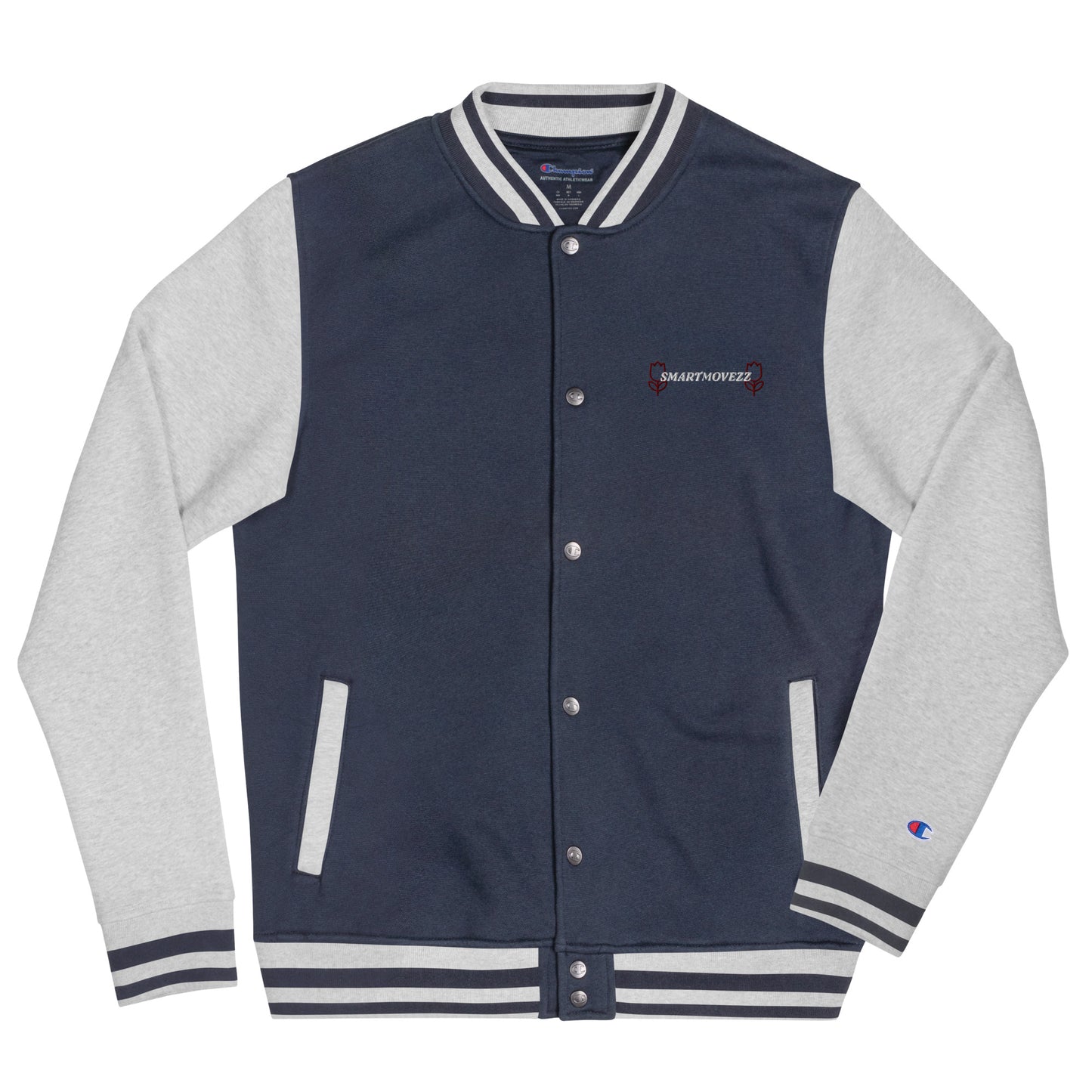 ROSE S Embroidered Champion Bomber Jacket
