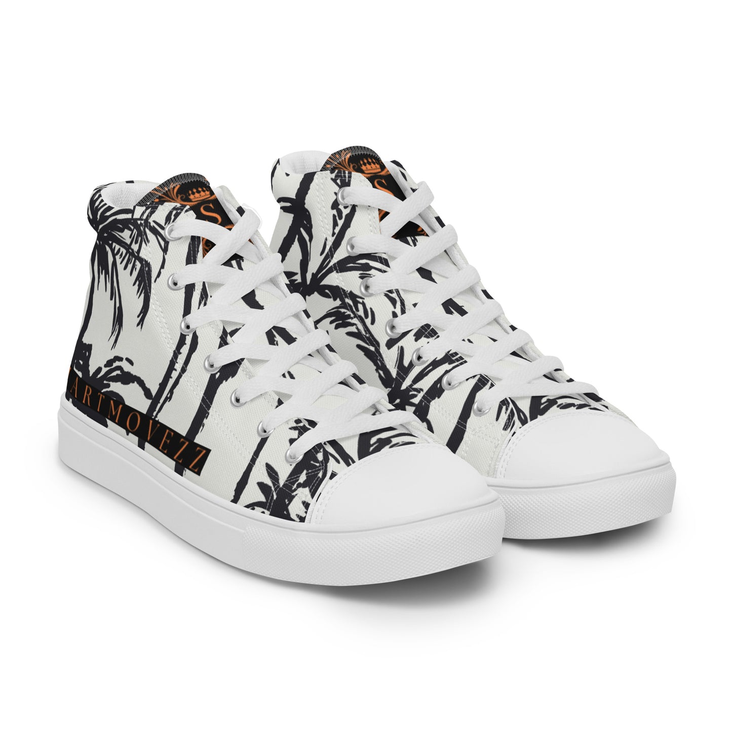 Men’s high top canvas shoes