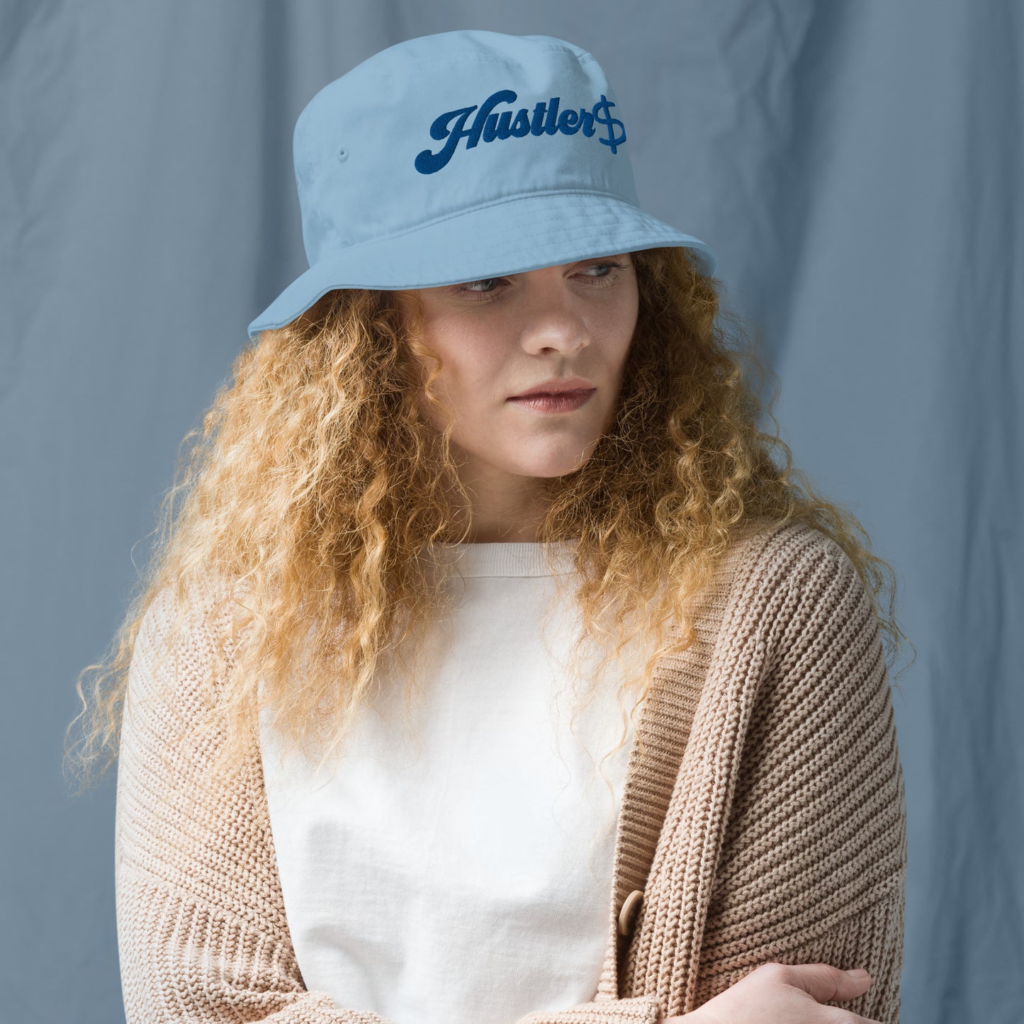 Blue Hustle Bucket Hat